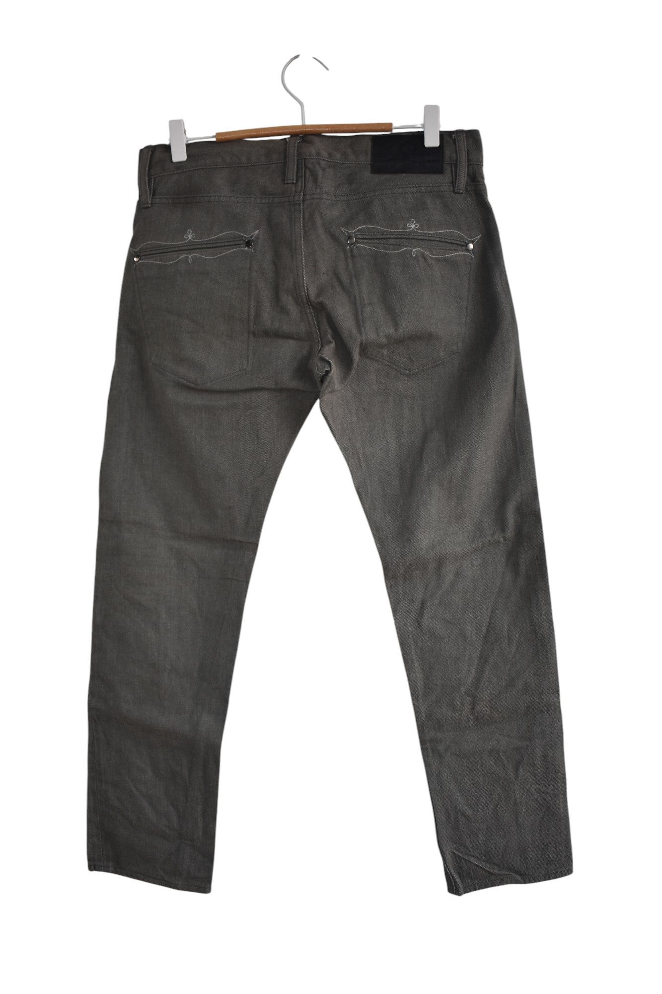 Christophe Lemaire × Lemaire Lemaire Smile Pocket Gray Jeans Pants W31 Size US 31 - 1 Thumbnail