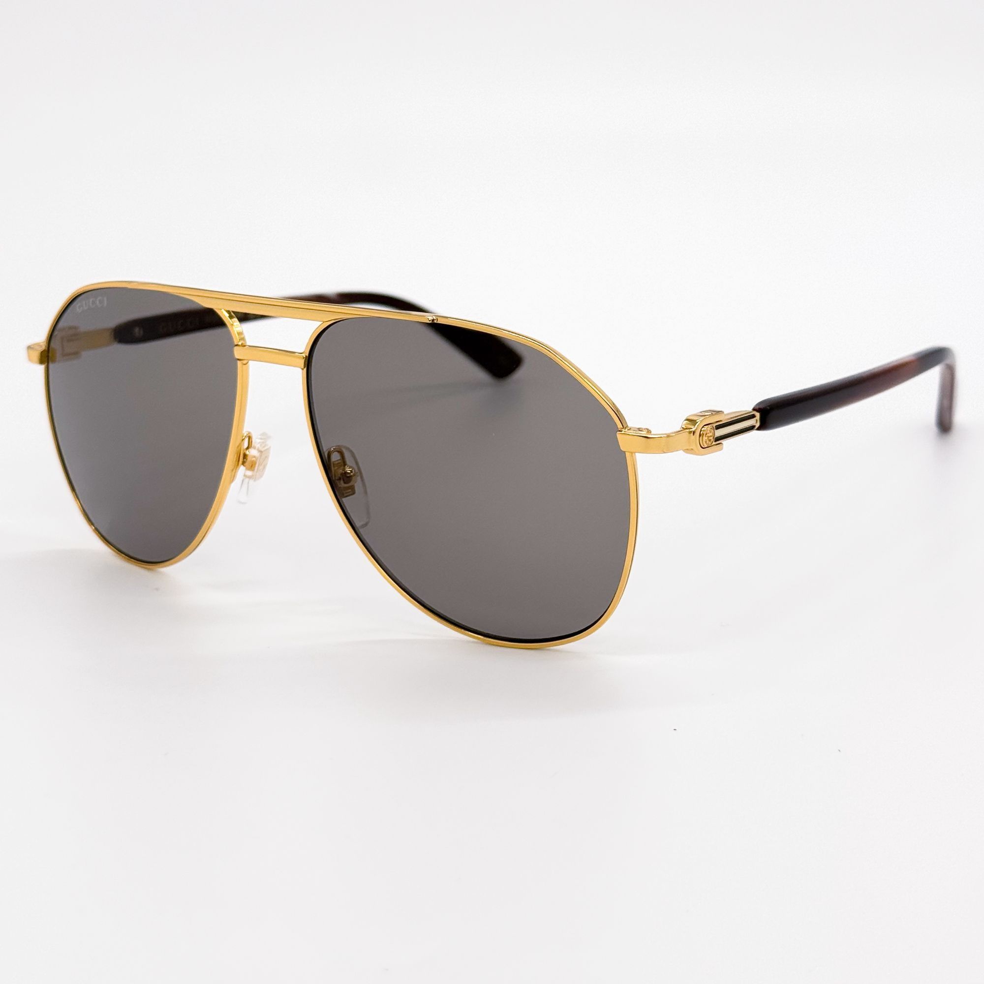 Gucci NEW GUCCI SUNGLASSES GG1220S 002 GOLD/GRAY MEN EYEWEAR GUCCI Size ONE SIZE - 8 Thumbnail