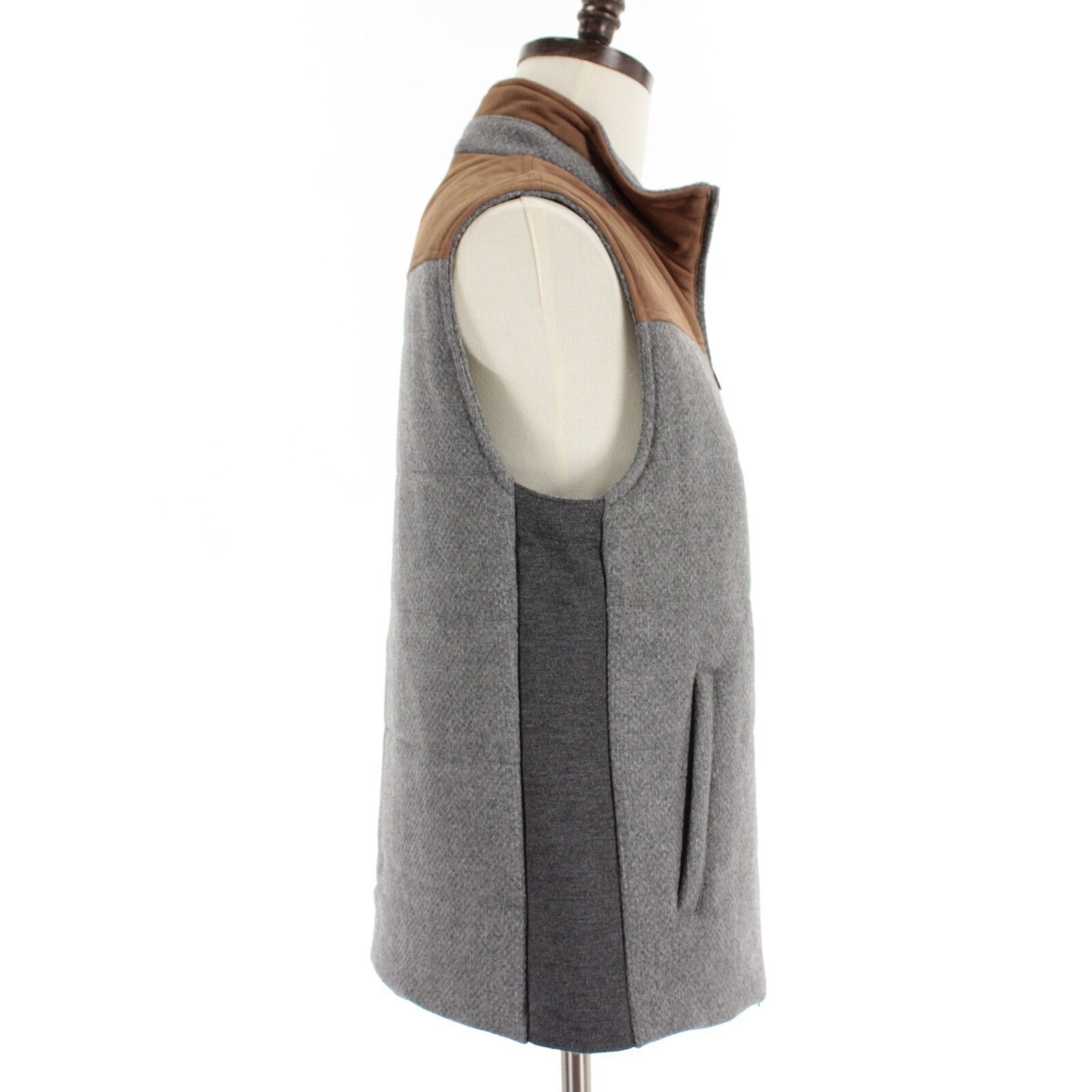 Luciano Barbera Luciano Barbera Vest Size M US In Gray Wool Size US M / EU 48-50 / 2 - 3 Thumbnail