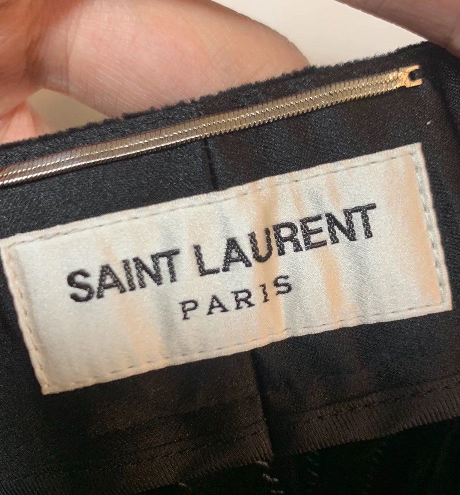 Saint Laurent Paris × Yves Saint Laurent Saint Laurent Velvet Trousers For Men Size 46R - 3 Thumbnail