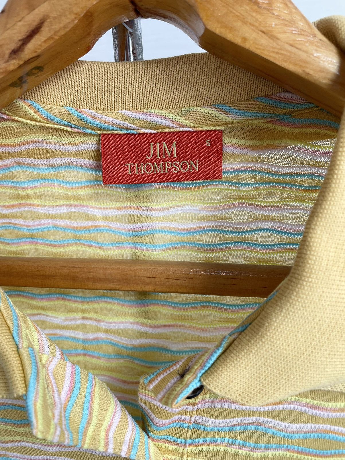 Jim Thompson × Vintage JIM THOMPSON POLO SHIRT Size S / US 4 / IT 40 - 7 Thumbnail