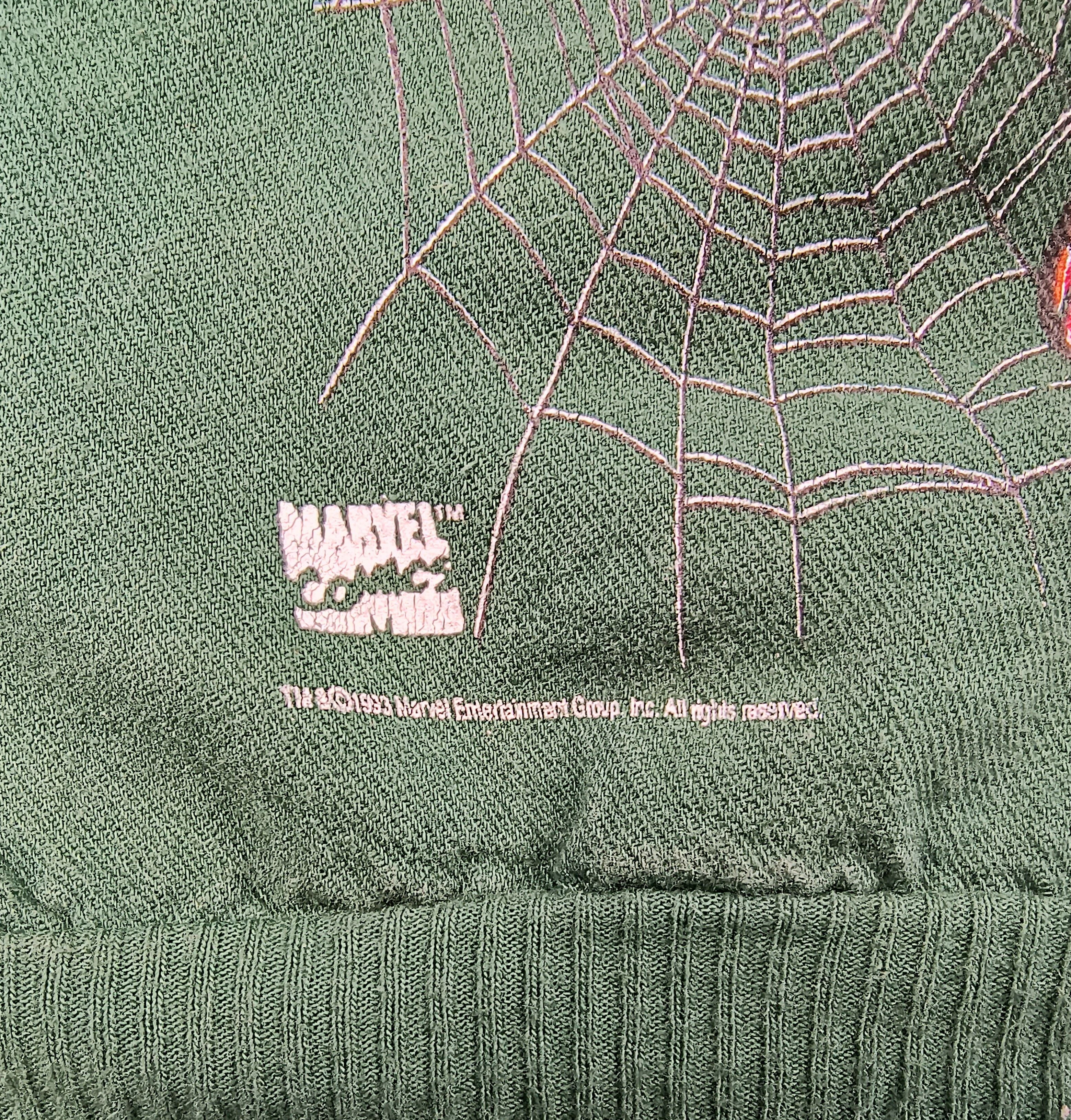 Marvel Comics Vintage The amazing Spiderman 1993 polo rugby Size US XL / EU 56 / 4 - 6 Thumbnail