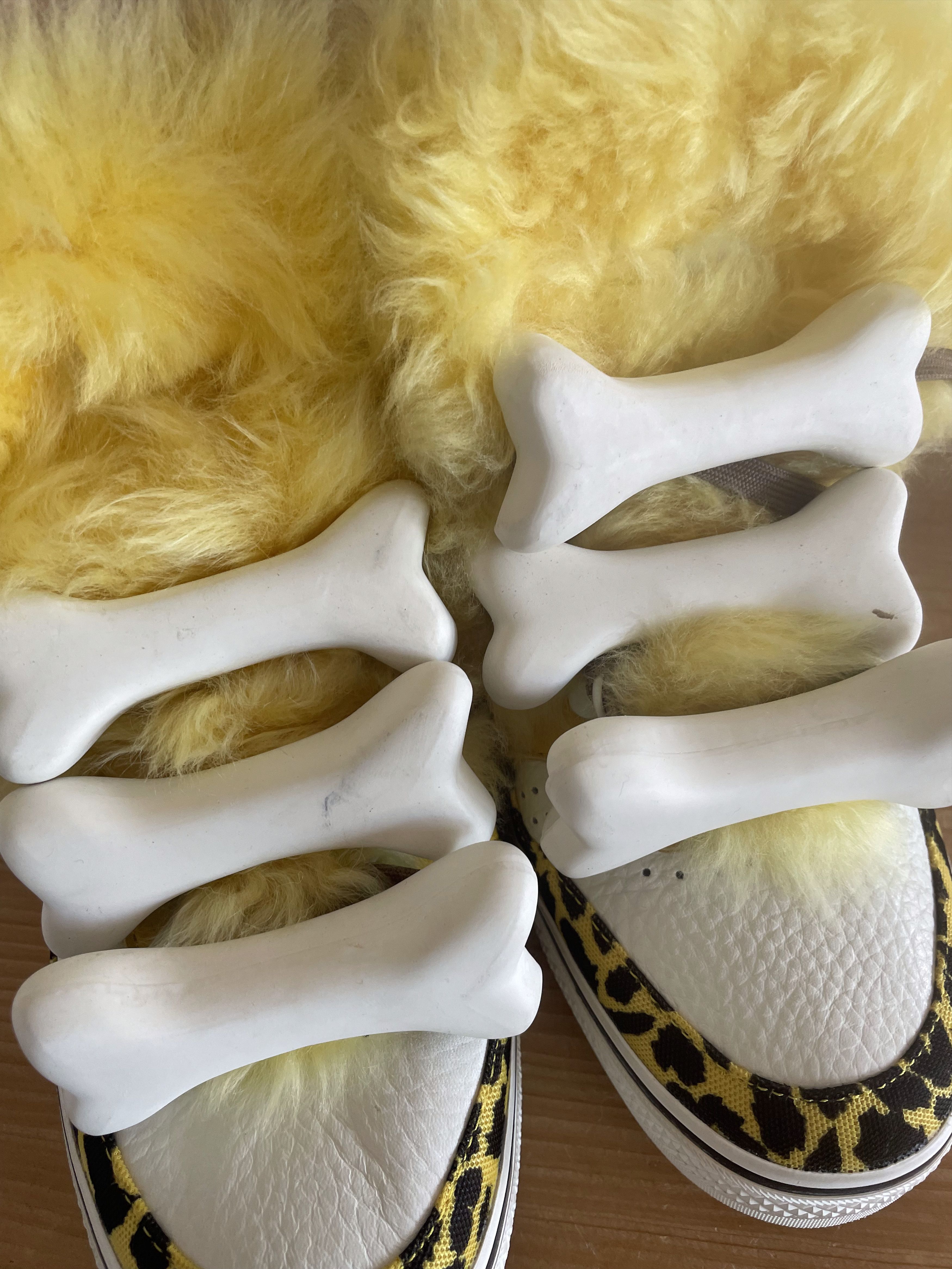 Adidas × Jeremy Scott JS Bones Fur Sneakers Size US 7.5 / EU 40-41 - 6 Thumbnail