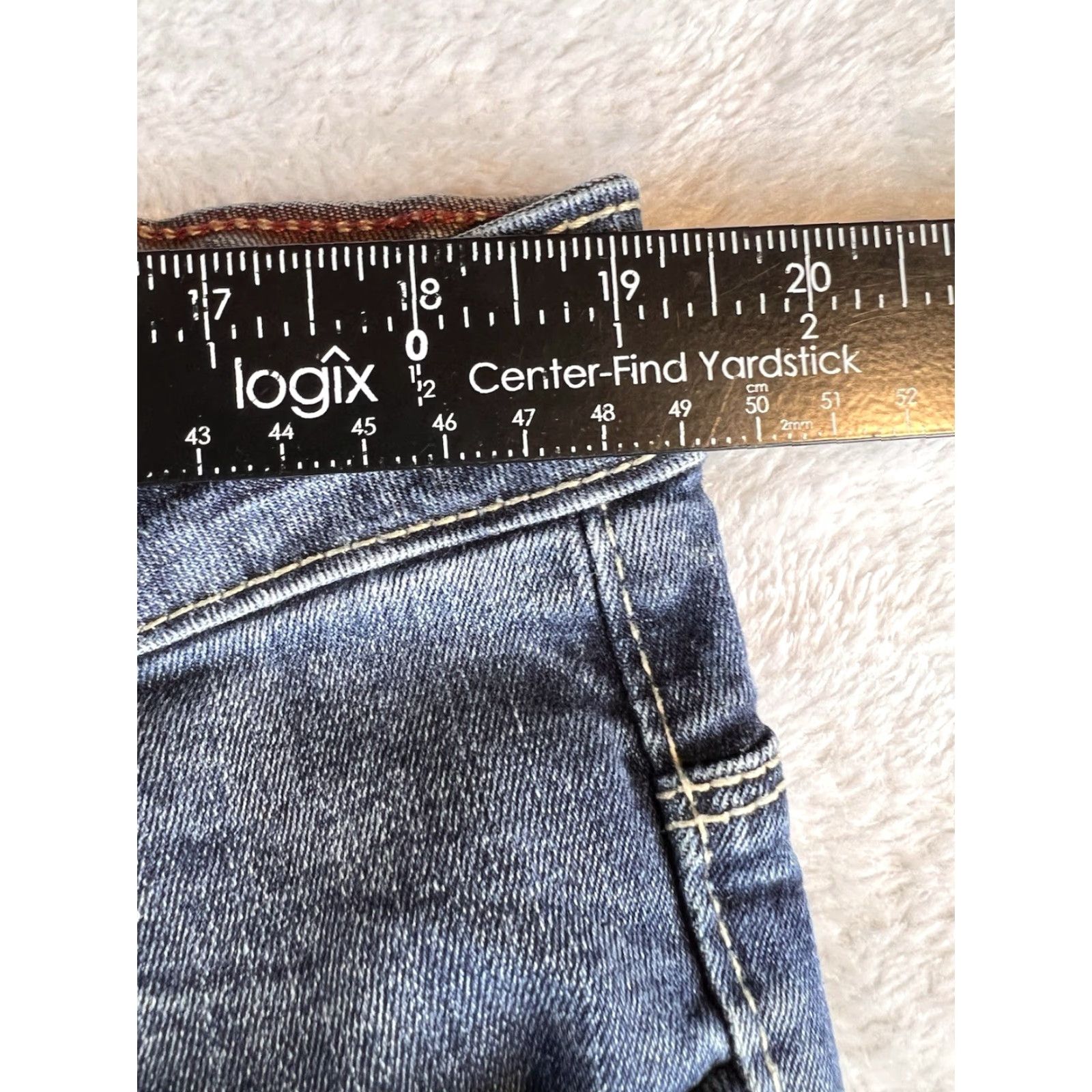 Vintage Waimea Jeans Mens Slim 40x34 Denim Blue 5-Pocket Stretch Distressed 90s Grunge Hip Hop Vintage? Size US 40 / EU 56 - 7 Thumbnail