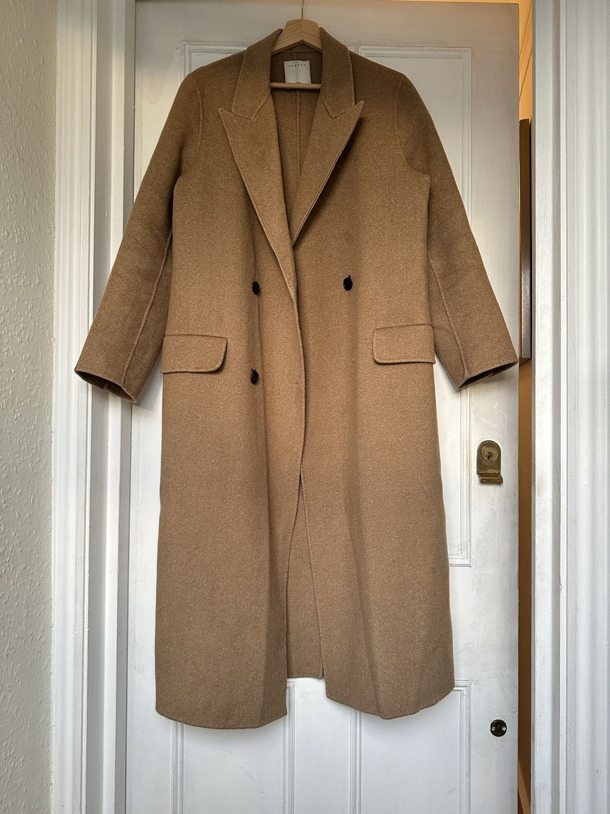 Sandro Sandro Paris long double faced wool coat Size S / US 4 / IT 40 - 1 Thumbnail