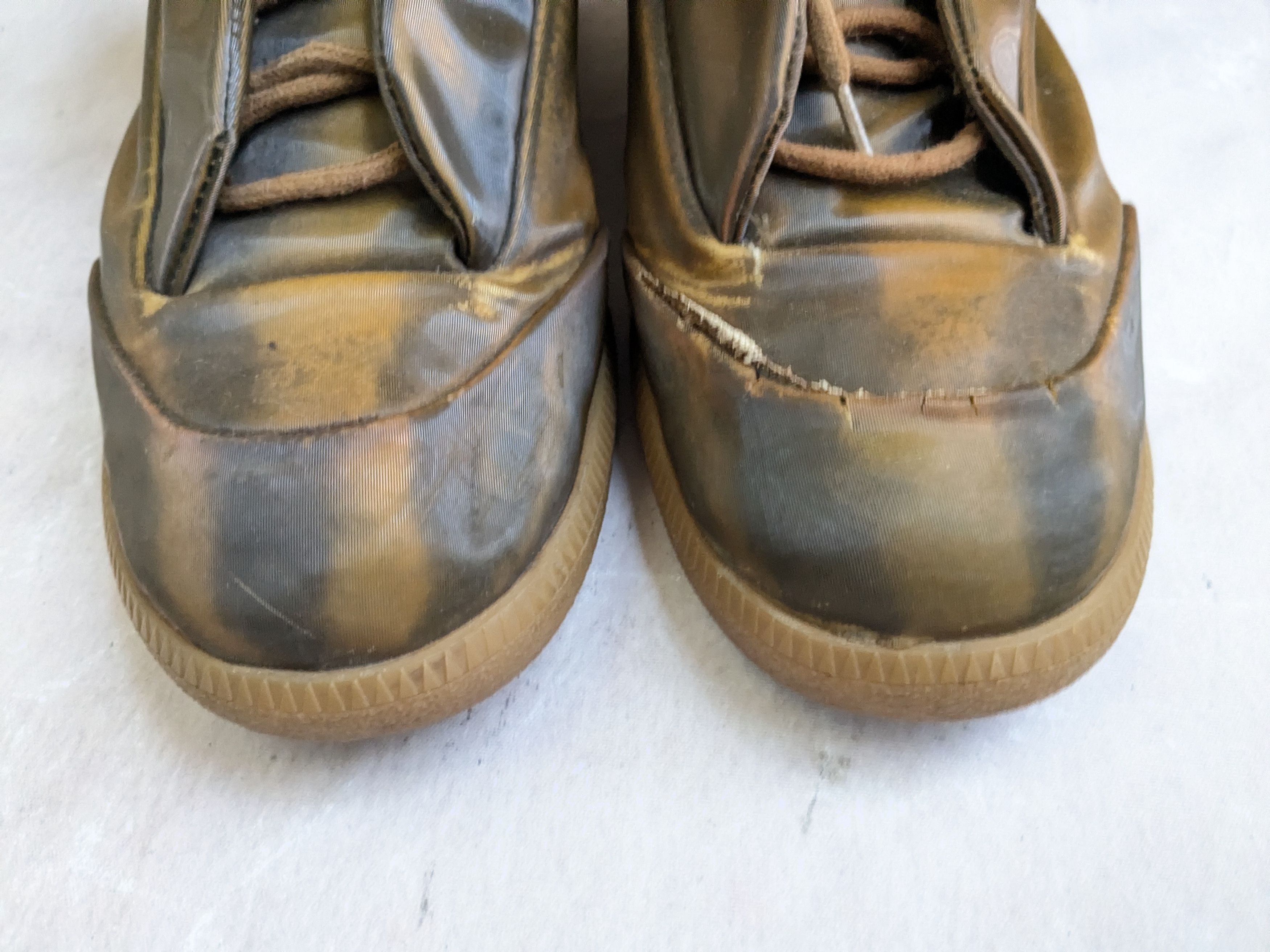 Maison Margiela Maison Margiela Future Gold 13 46 High Tops Size US 13 / EU 46 - 4 Thumbnail