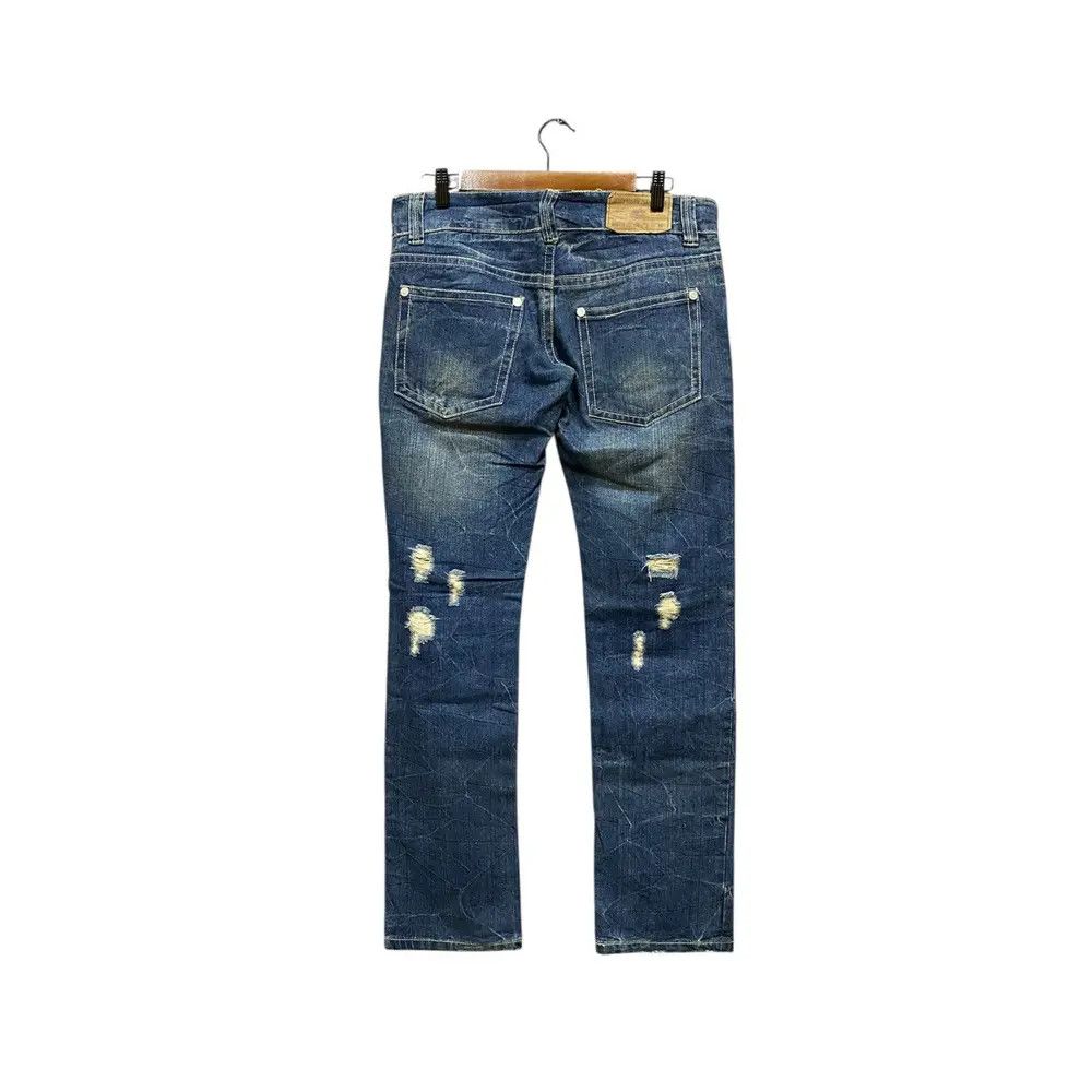 If Six Was Nine Vintage Distressed Jessy Logan Jeans Style Size US 30 / EU 46 - 2 Thumbnail