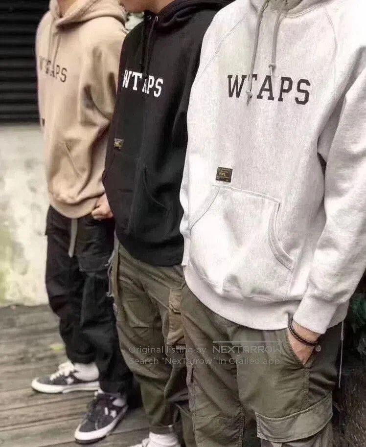 Wtaps WTAPS Design Hooded Sweatshirt in Gray. Size US XL / EU 56 / 4 - 8 Thumbnail