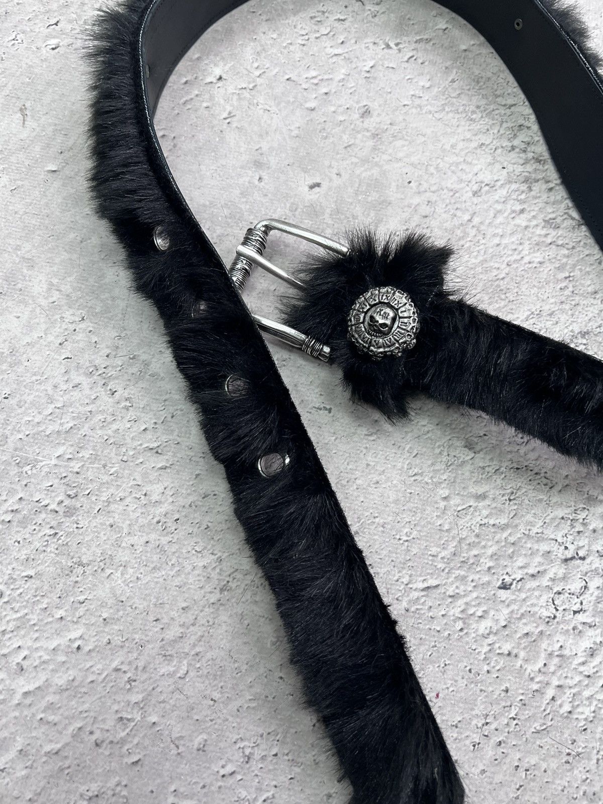 Hysteric Glamour × If Six Was Nine VINTAGE AVANT-GARDE GOTHIC LEATHER BELT RICK OWENS STYLE Size ONE SIZE - 5 Thumbnail