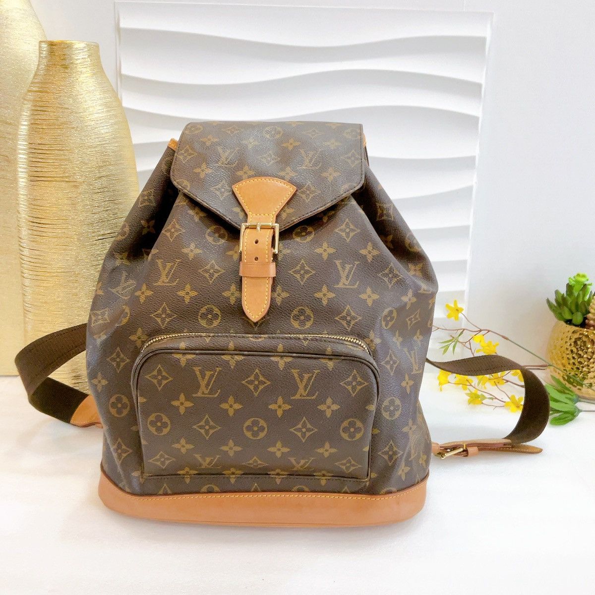 Louis Vuitton % Authentic Montsouris GM backpack - $1700 - From