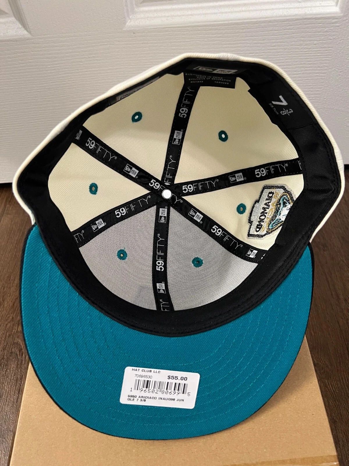 Hat Club Size 7 3/8 - Hat Club Exclusive Arizona Diamondbacks Tropics Size ONE SIZE - 4 Thumbnail