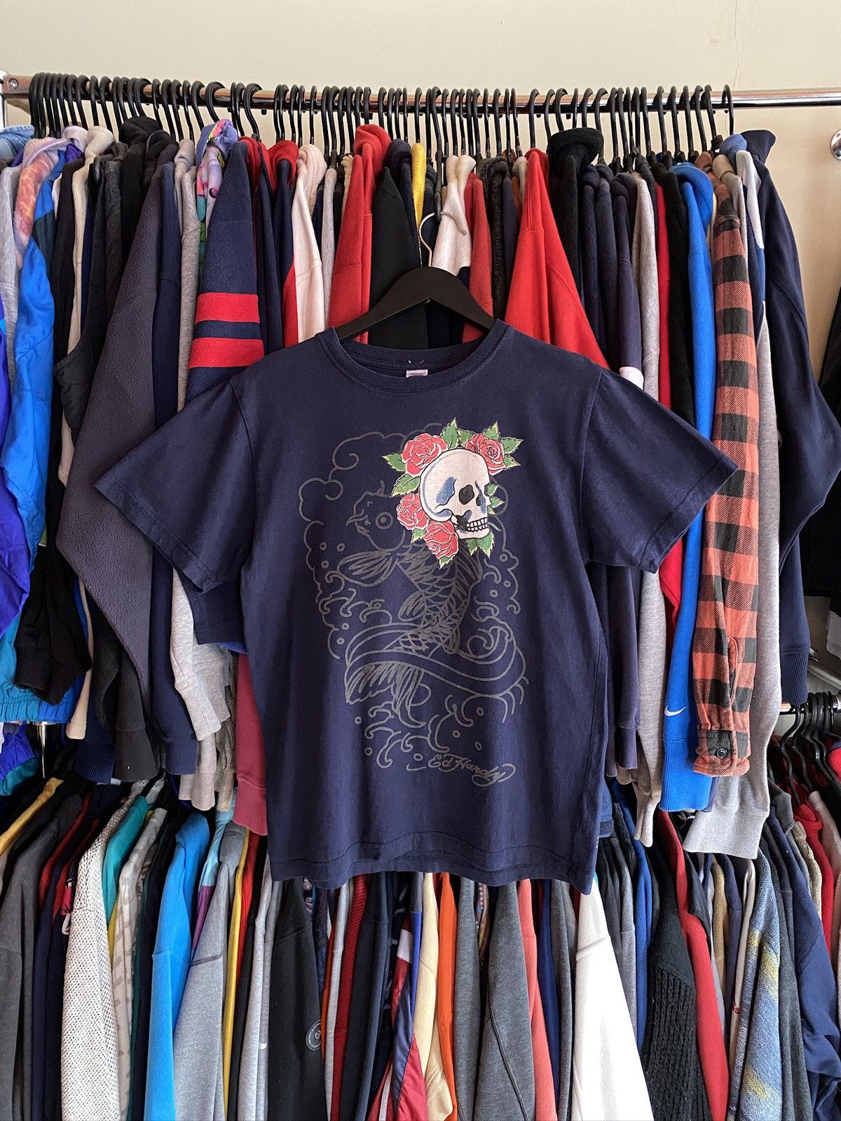Ed Hardy VINTAGE ED HARDY SKULL BIG LOGO T-shirt Size US M / EU 48-50 / 2 - 1 Thumbnail