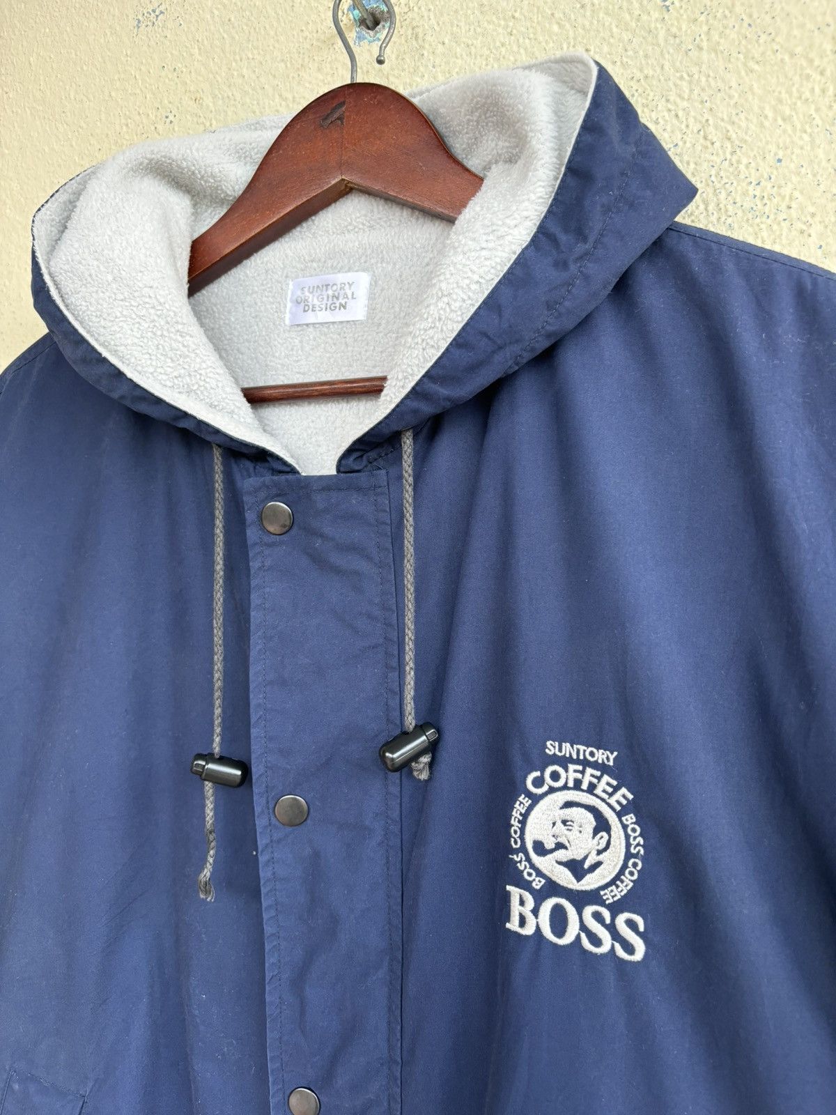 Japanese Brand × Vintage Suntory Boss Coffee Zip Up Polyester Jacket Size US L / EU 52-54 / 3 - 6 Thumbnail