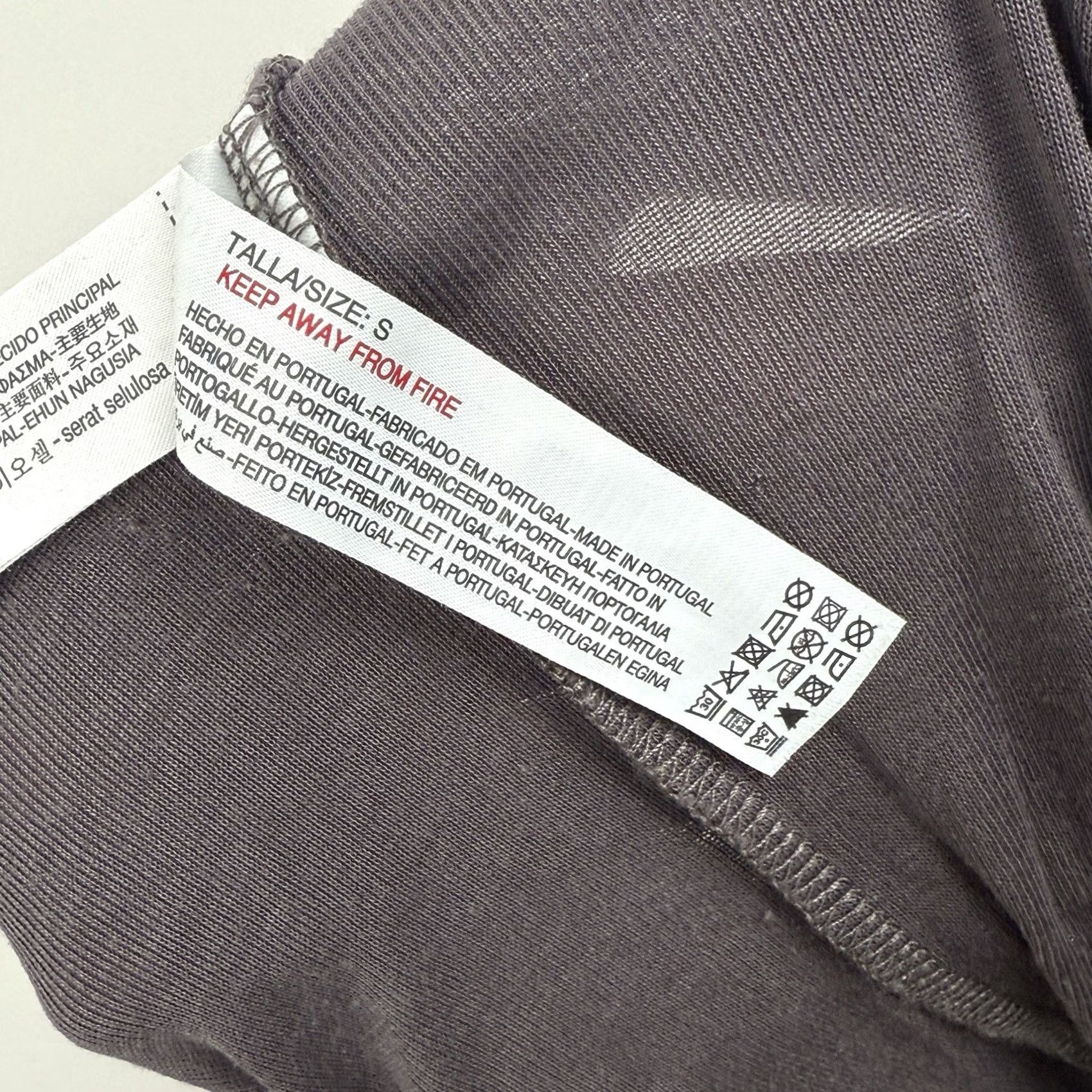 Vintage Oysho Pants Womens Small Pull On Drawstring Gray Wide-Leg Elastic Waistband Size 28" / US 6 / IT 42 - 5 Thumbnail