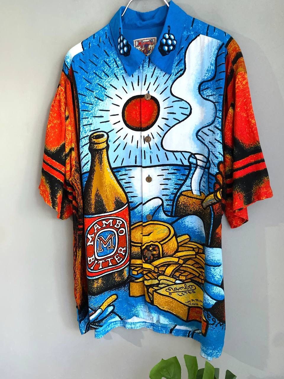 Mambo Vintage Mambo Loud Shirt 90s Reg Mombasa Mambo Bitter, L-XL Size US L / EU 52-54 / 3 - 2 Thumbnail