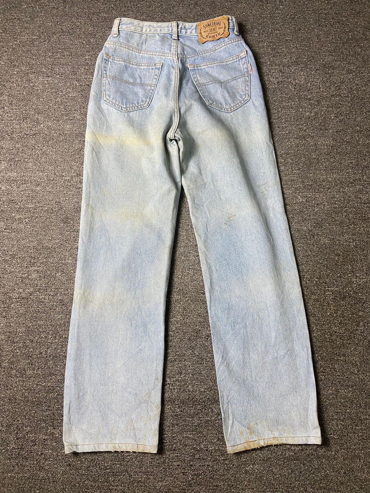 Edwin × Japanese Brand × Vintage Classic Edwin x Something Regular Fit Denim Jeans (132) Size US 26 / EU 42 - 2 Thumbnail