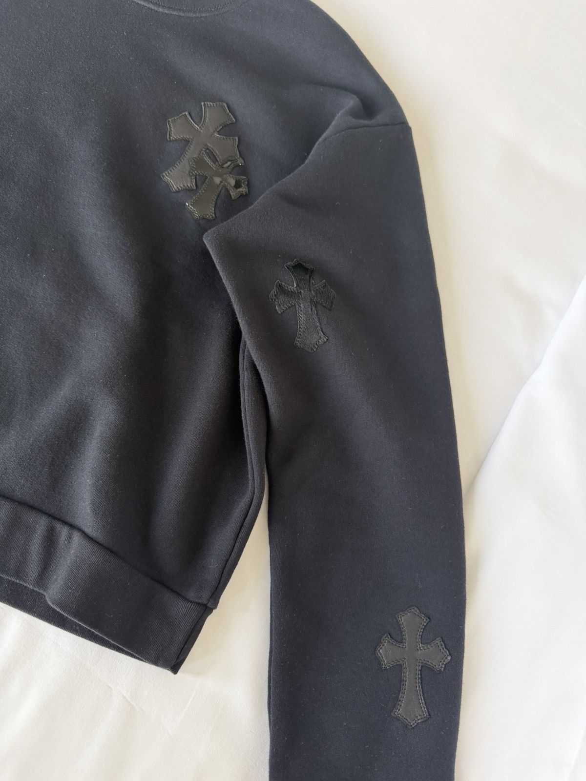 Chrome Hearts Chrome Hearts Patch Crewneck Size US L / EU 52-54 / 3 - 6 Thumbnail