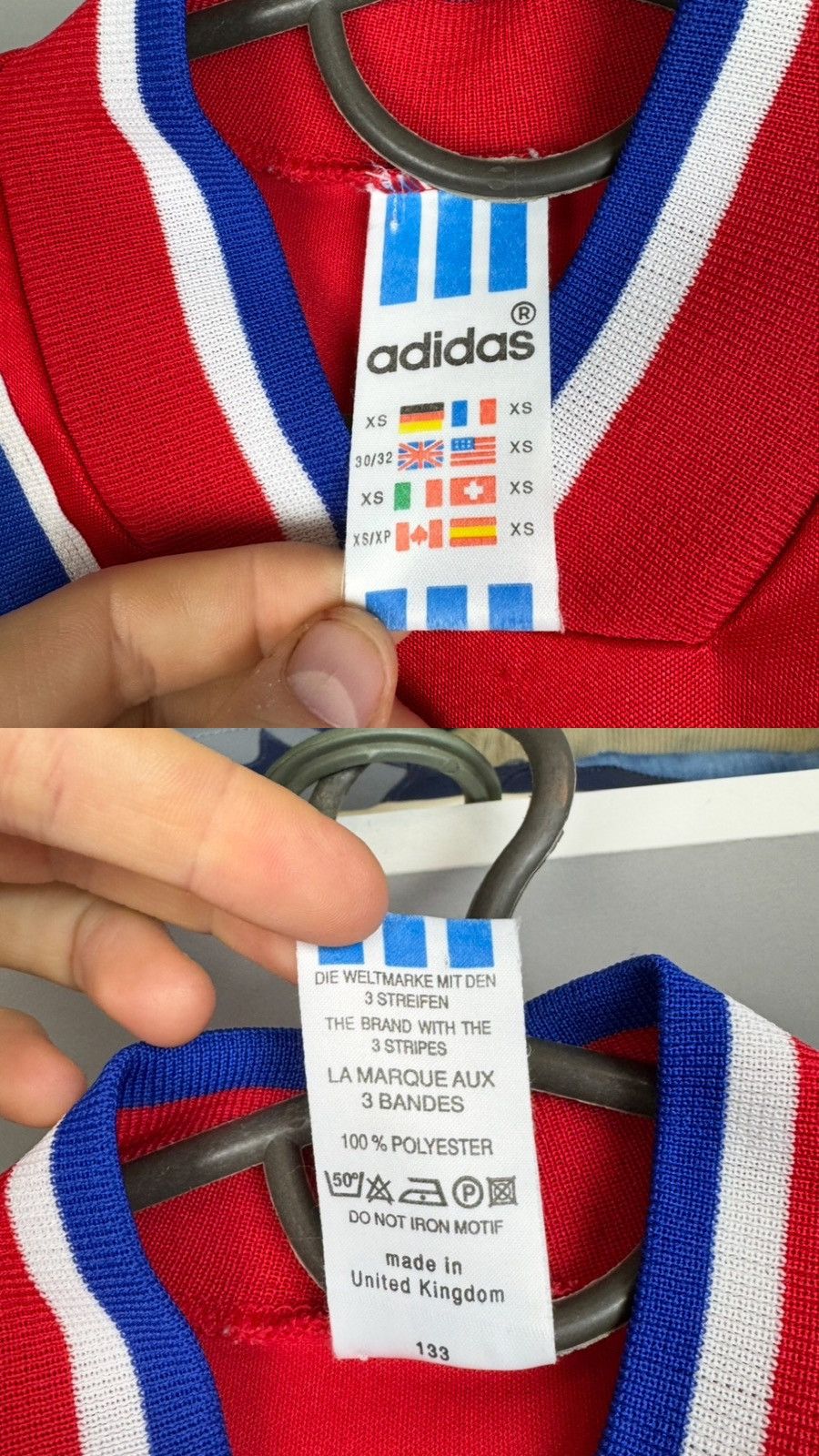 Adidas Adidas FC Bayern Munich Soccer Jersey 1993 1995 Vintage Size US XS / EU 42 / 0 - 2 Thumbnail