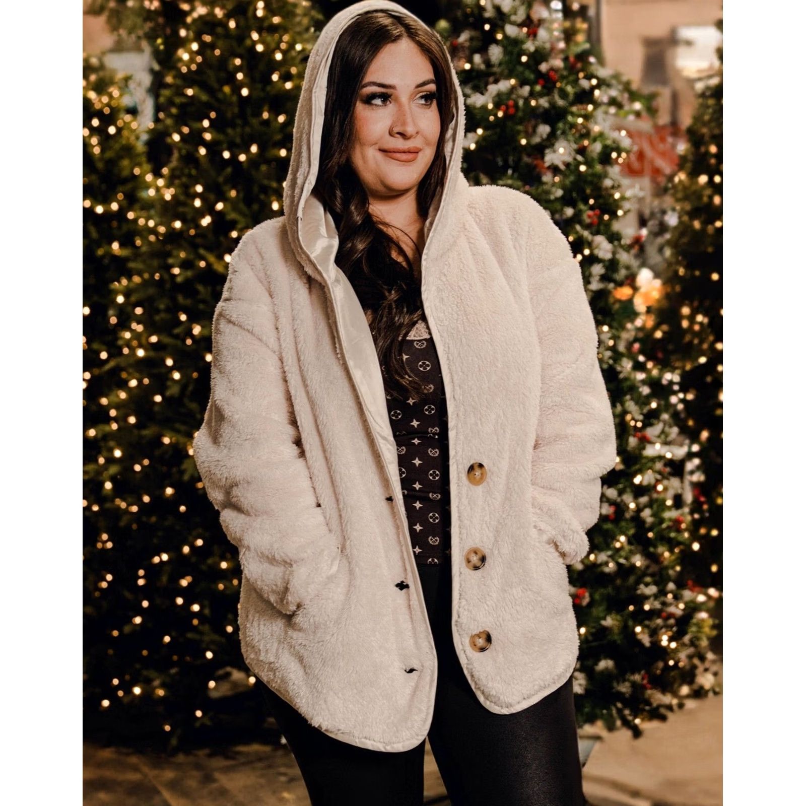 Vintage Dixxon Flannel Co. Womens Cardigan SHERPA LATTE Small Jacket Size S / US 4 / IT 40 - 4 Thumbnail