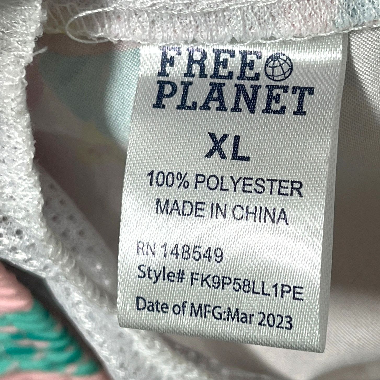 Free Planet Free Planet 7" Hibiscus Swim Trunks Shorts Pink Sz XL - $48 Size US 36 / EU 52 - 6 Thumbnail