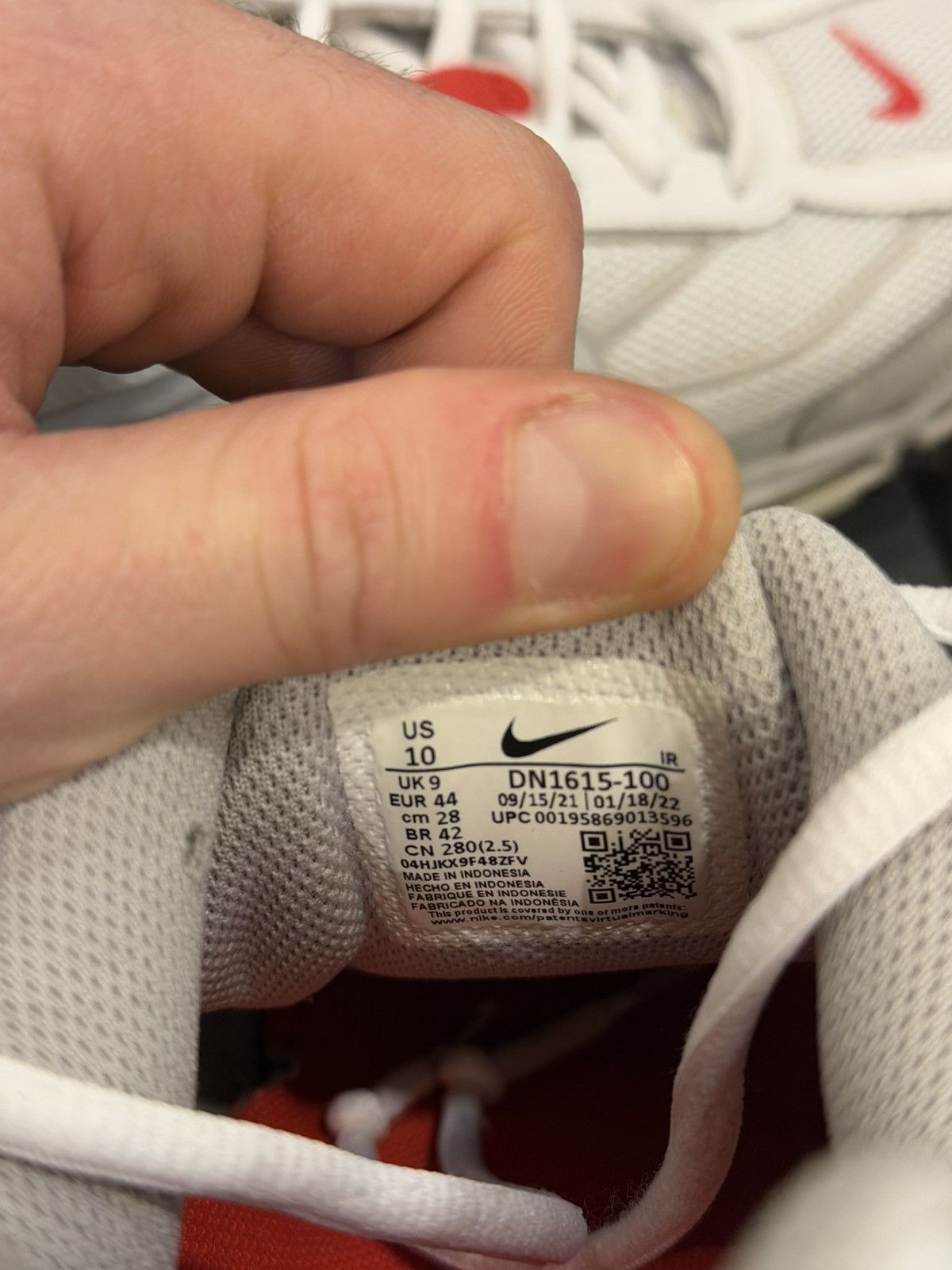 Nike × Supreme Nike Shox Ride 2 SP 'Supreme White Size US 10 / EU 43 - 5 Thumbnail