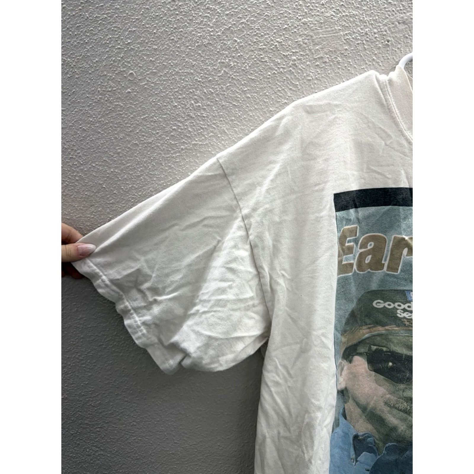 Gildan Gildan T-Shirt XL White Short Sleeve The Herald Sun Earnhardt Nascar Mens XXL? Size US XL / EU 56 / 4 - 3 Thumbnail