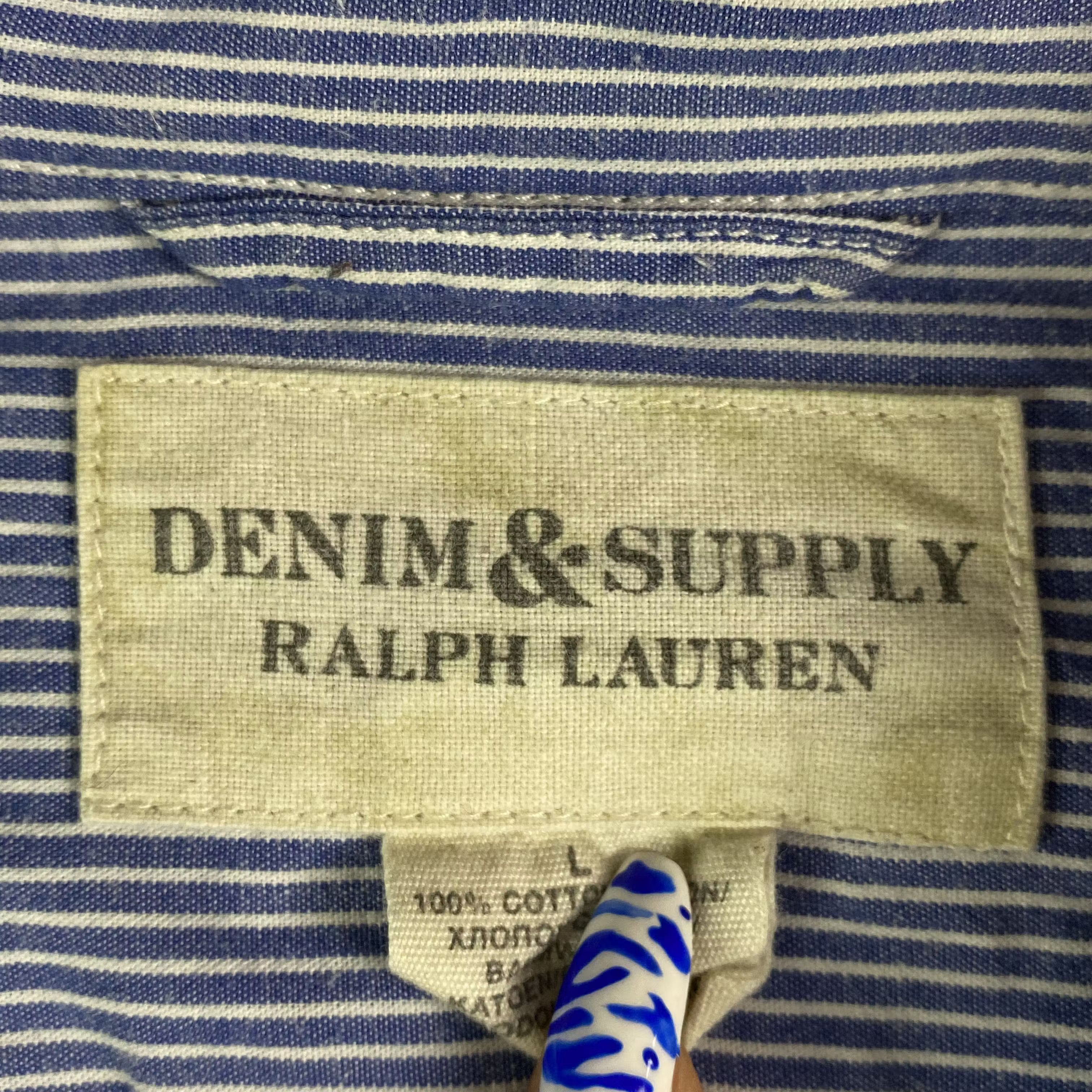 Denim & Supply Ralph Lauren × Ralph Lauren × Vintage Men’s Shirt Denim And Supply Ralph Lauren Vintage Size L Size US L / EU 52-54 / 3 - 4 Thumbnail