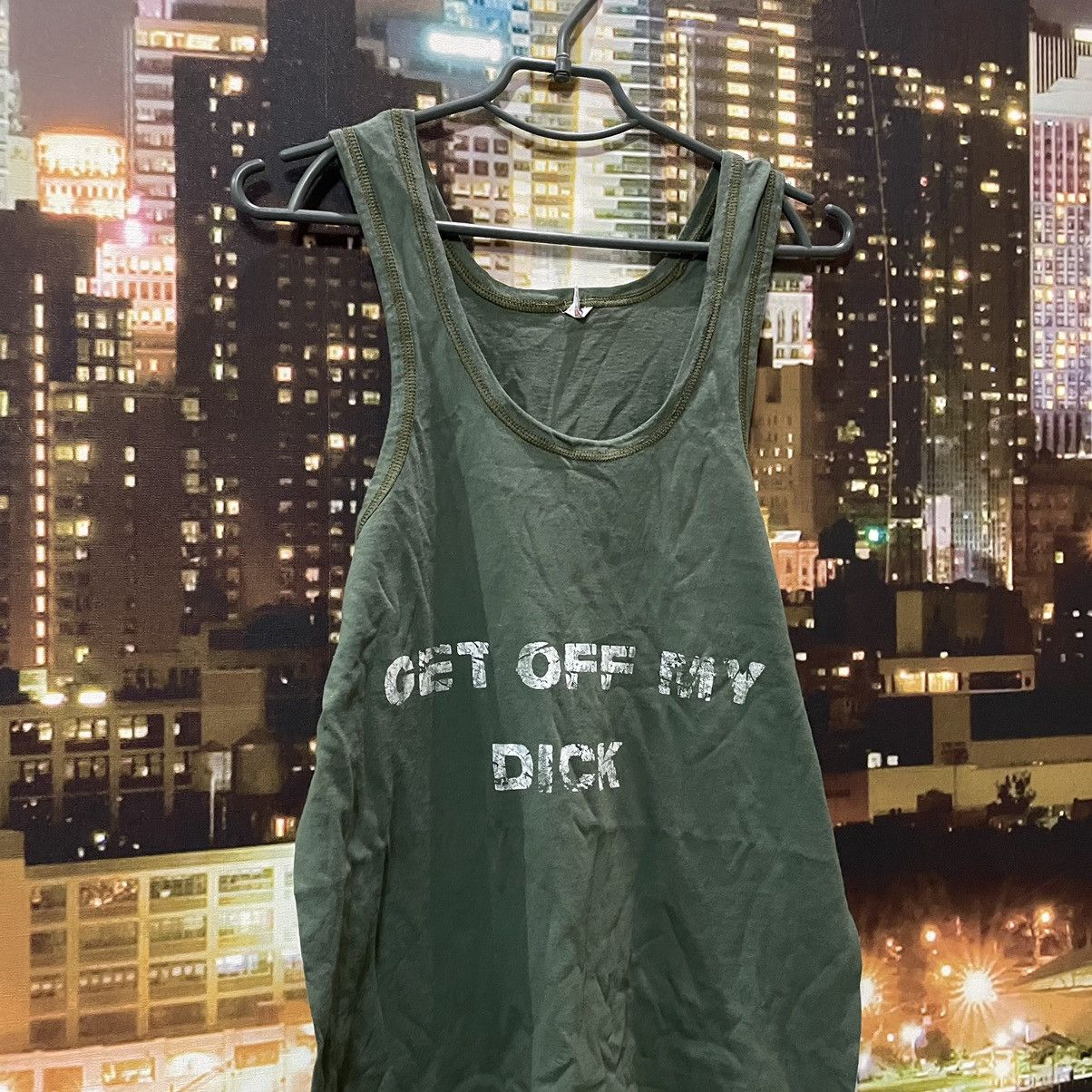 Band Tees OPIUM TANK TOP HUMOR GET OFF MY DICK PENIS FADE PORNO STAR Size US M / EU 48-50 / 2 - 2 Thumbnail
