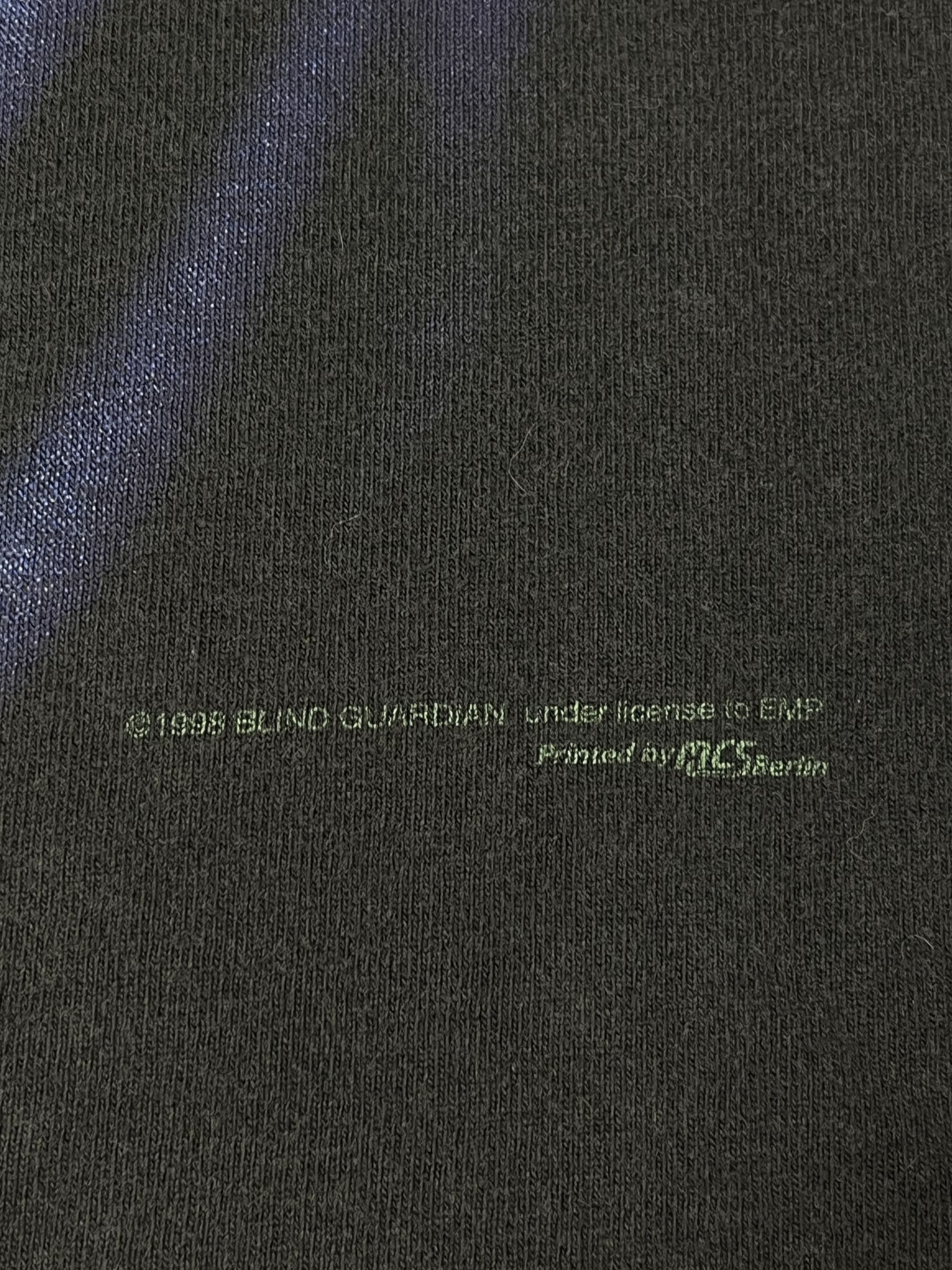 Band Tees × Vintage 1998 Blind Guardian The Eternal Curse Tshirt Vintage 90s Size US L / EU 52-54 / 3 - 4 Thumbnail