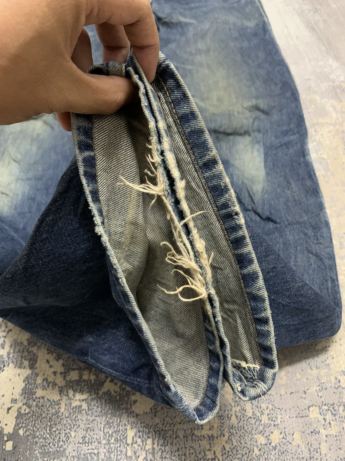 Levi's VTG 90s Levi’s 508 Straight Leg Denim Jeans Faded Wash 38x30 Size US 38 / EU 54 - 5 Thumbnail