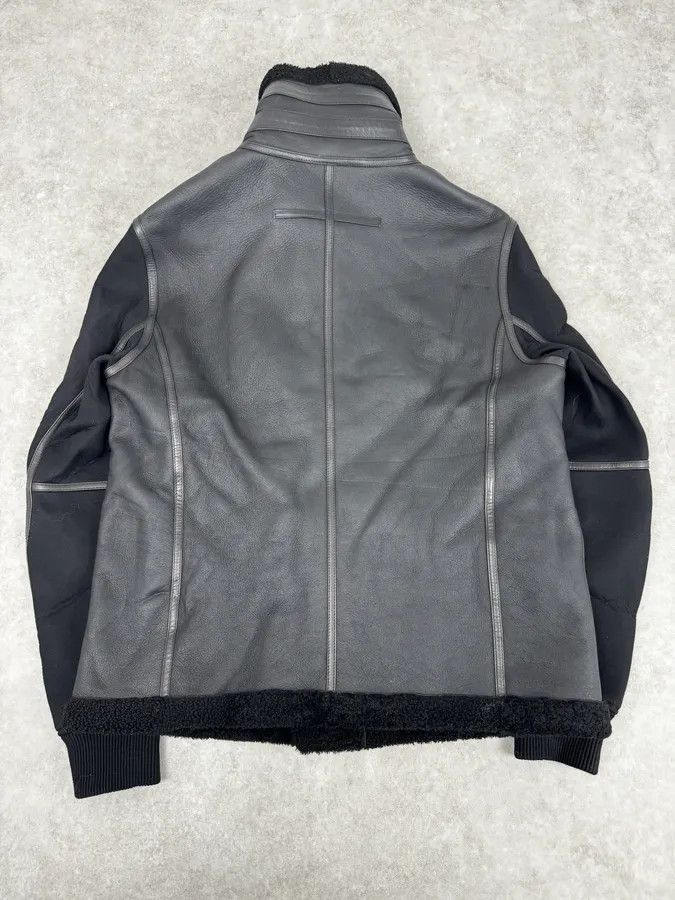 Givenchy AW2015 Givenchy Black Shearling Collar Leather Jacket by Riccardo Tisci Size US L / EU 52-54 / 3 - 4 Thumbnail