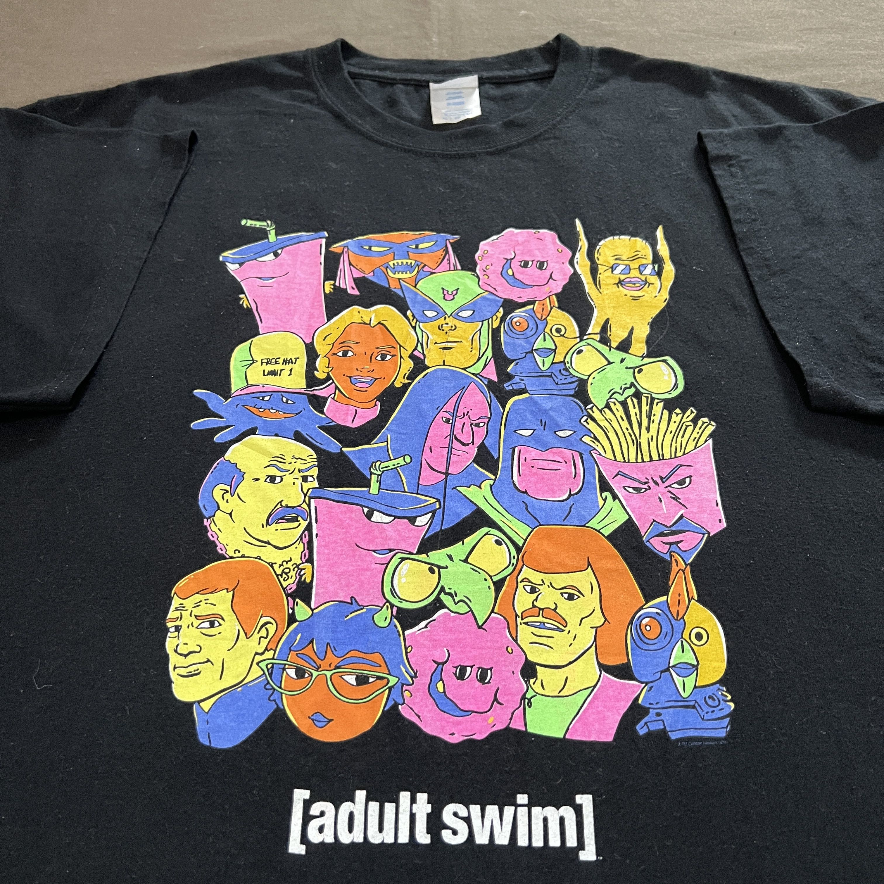 【Paragraph】25SS★ No.27 VINTAGE CARTOON CREW Vintage Cartoon Network Adult Swim Promo Tee Shirt