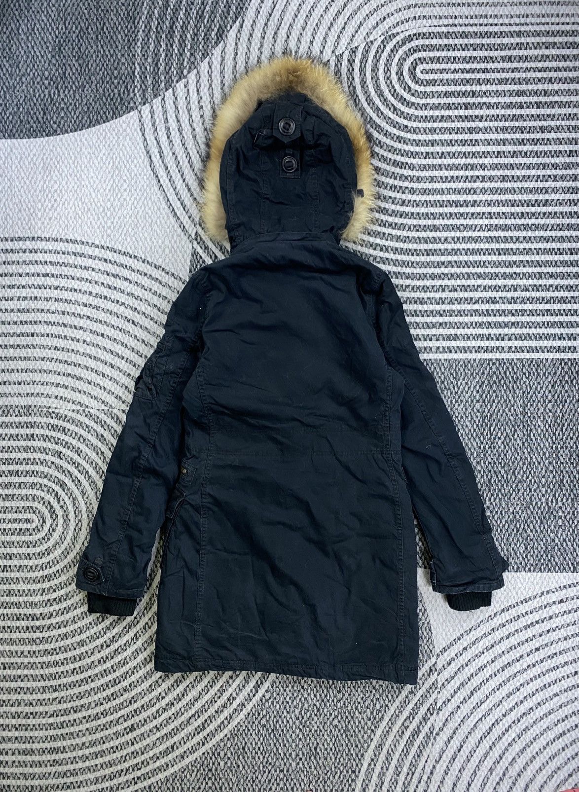 MOUSSY Vintage Moussy Punk Style Faux Fur Hoodie Jacket Size US S / EU 44-46 / 1 - 2 Thumbnail
