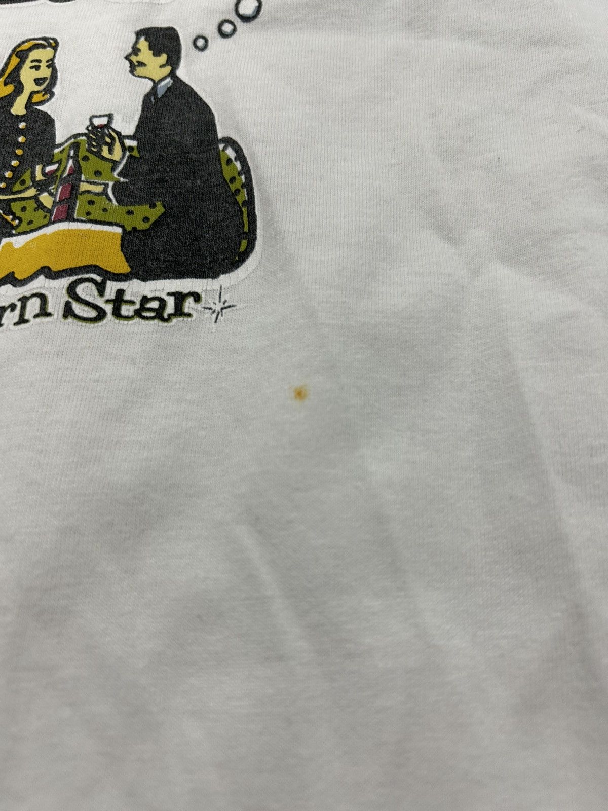 Vintage Vintage pornstar t shirt date fingering RARE Size US L / EU 52-54 / 3 - 7 Thumbnail