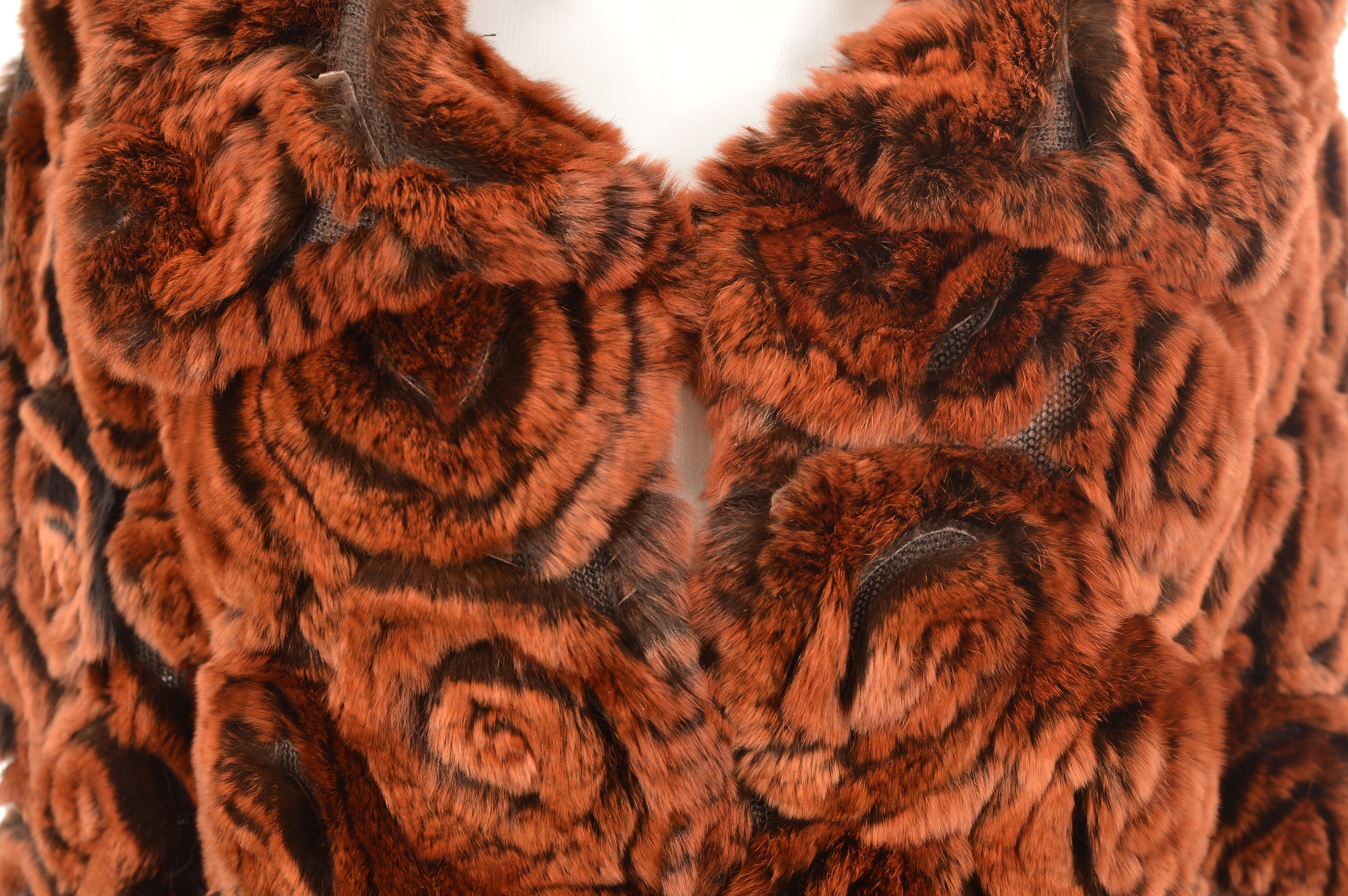 Vintage K-Yen Rabbit Fur Jacket Size L / US 10 / IT 46 - 3 Thumbnail