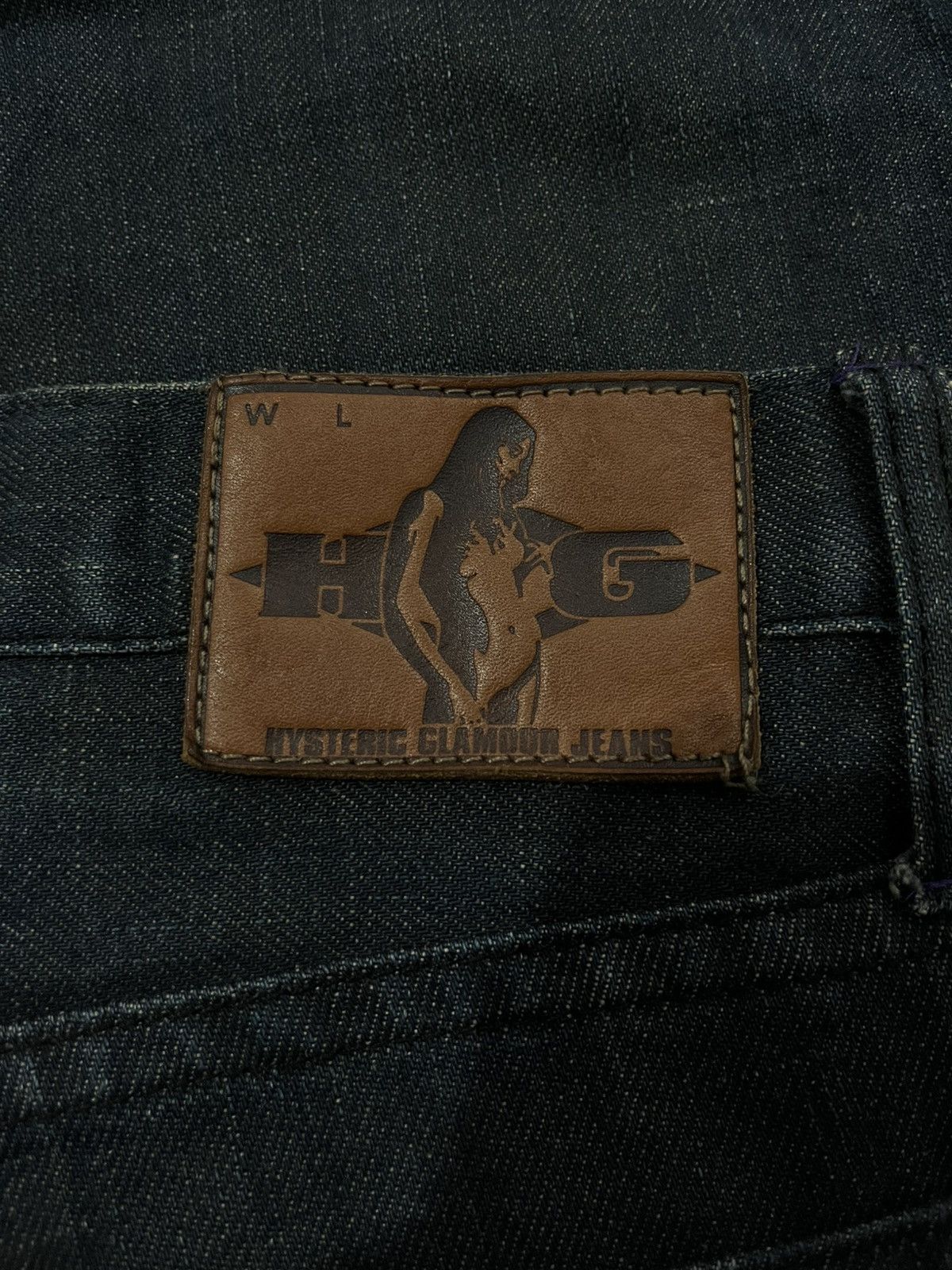 Hysteric Glamour HYSTERIC GLAMOUR STUDDED JEANS Size US 31 - 9 Thumbnail