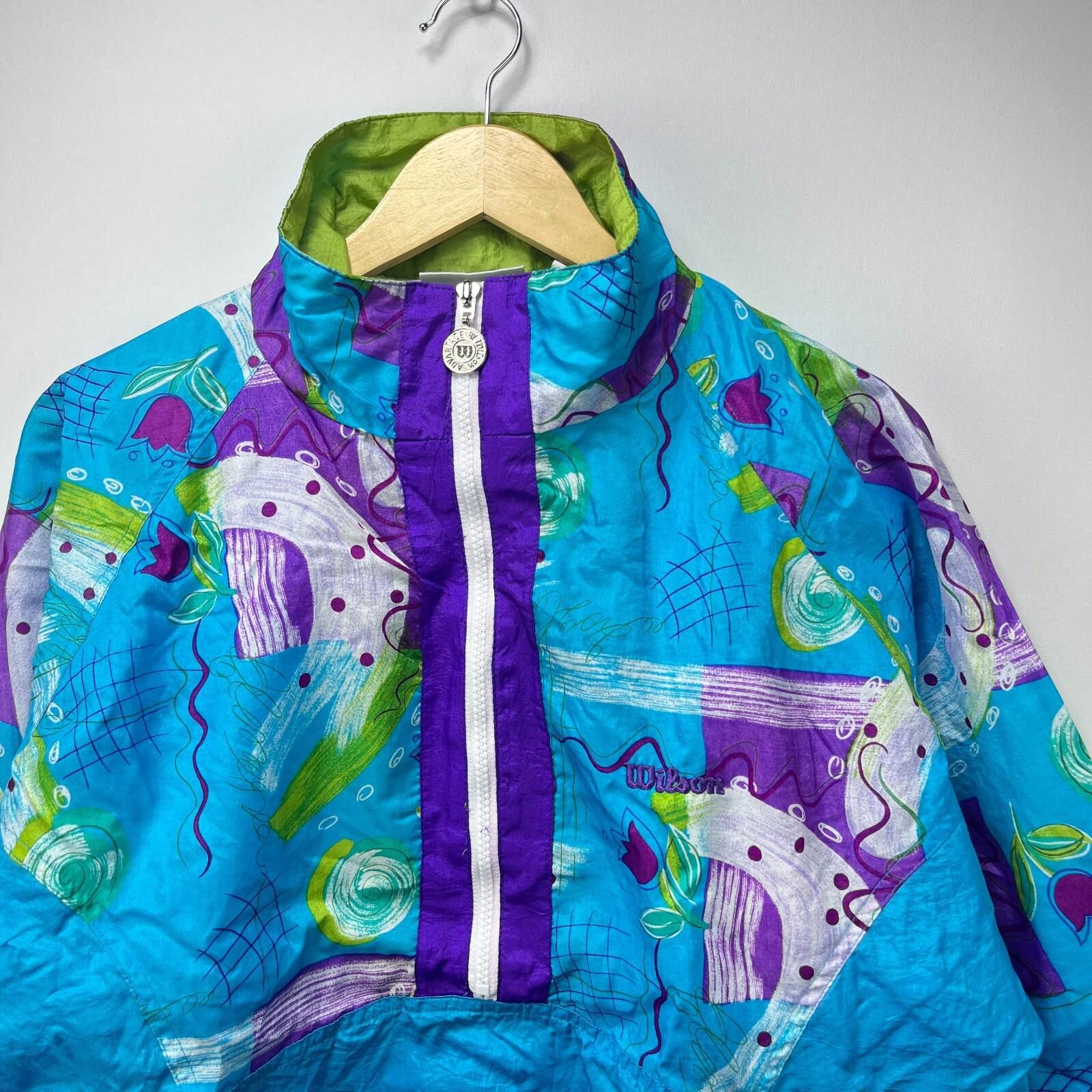 Other Vintage Wilson Advantage Tennis Windbreaker Jacket Medium Size US M / EU 48-50 / 2 - 2 Thumbnail