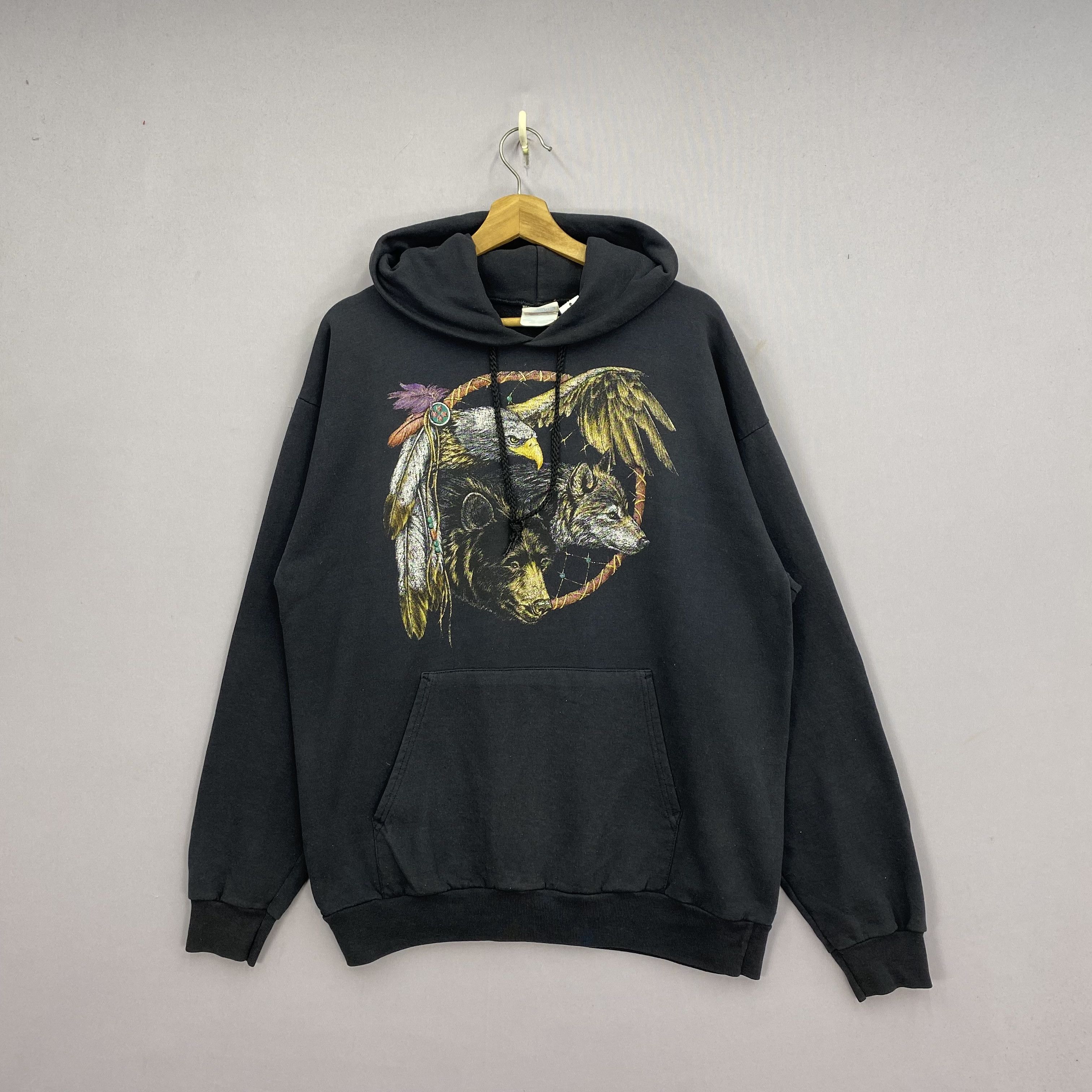 Native Vintage Native Indian Americana Sweater Hoodie Sweatshirt Size US L / EU 52-54 / 3 - 1 Thumbnail