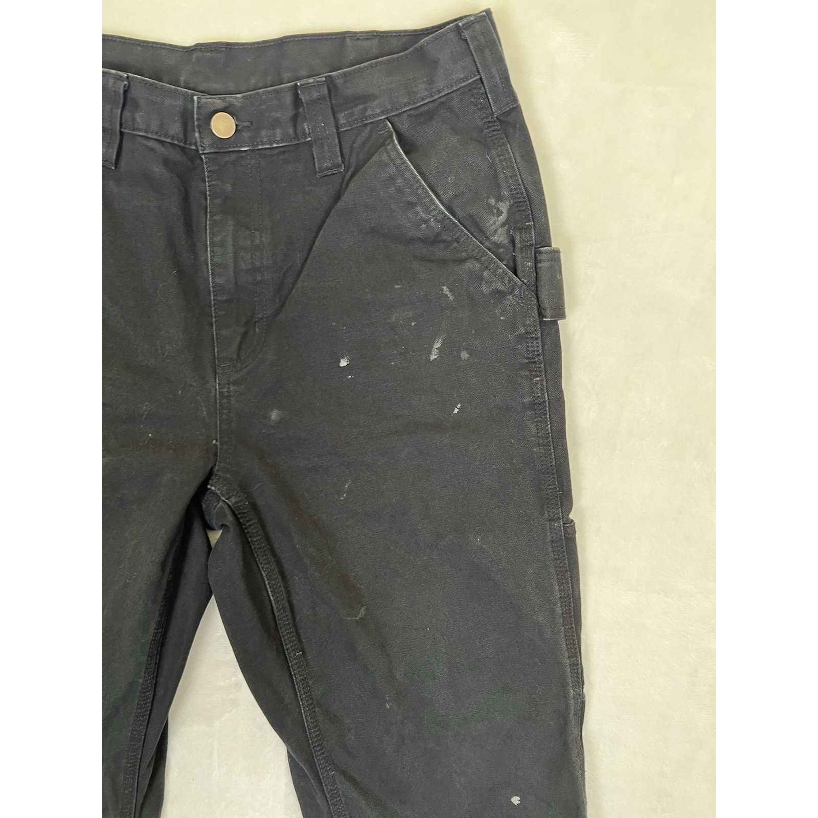 Other Brahma Black Canvas Carpenter Pants Size 32x30 Work Wear Sta Size US 32 / EU 48 - 4 Thumbnail