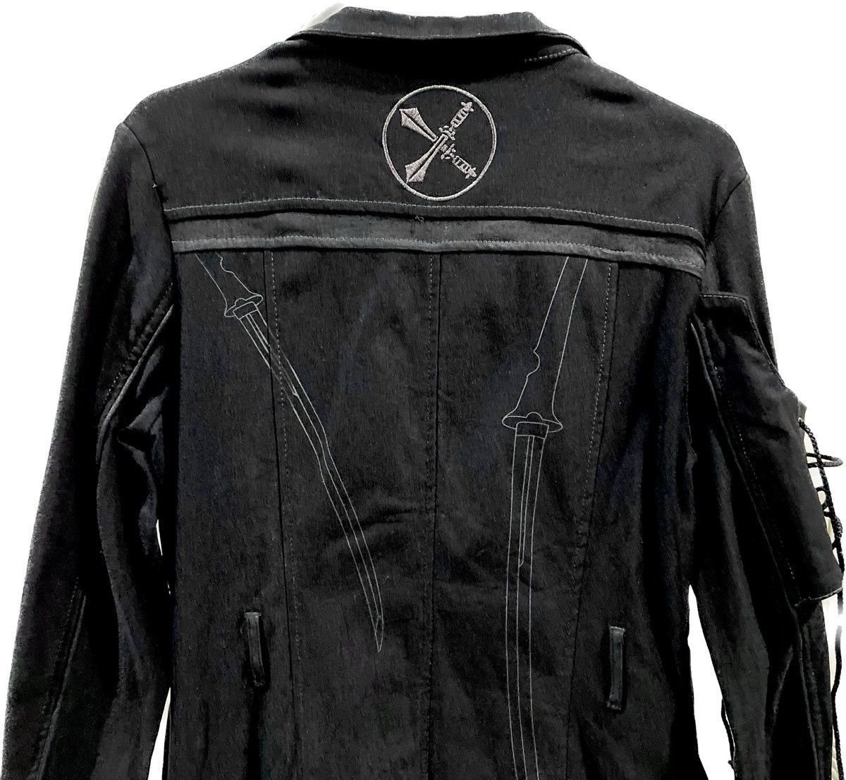Cloak × Japanese Brand Rare🔥 Ozz Conte Japanese Samurai Long Punk Jacket Size ONE SIZE - 12 Thumbnail