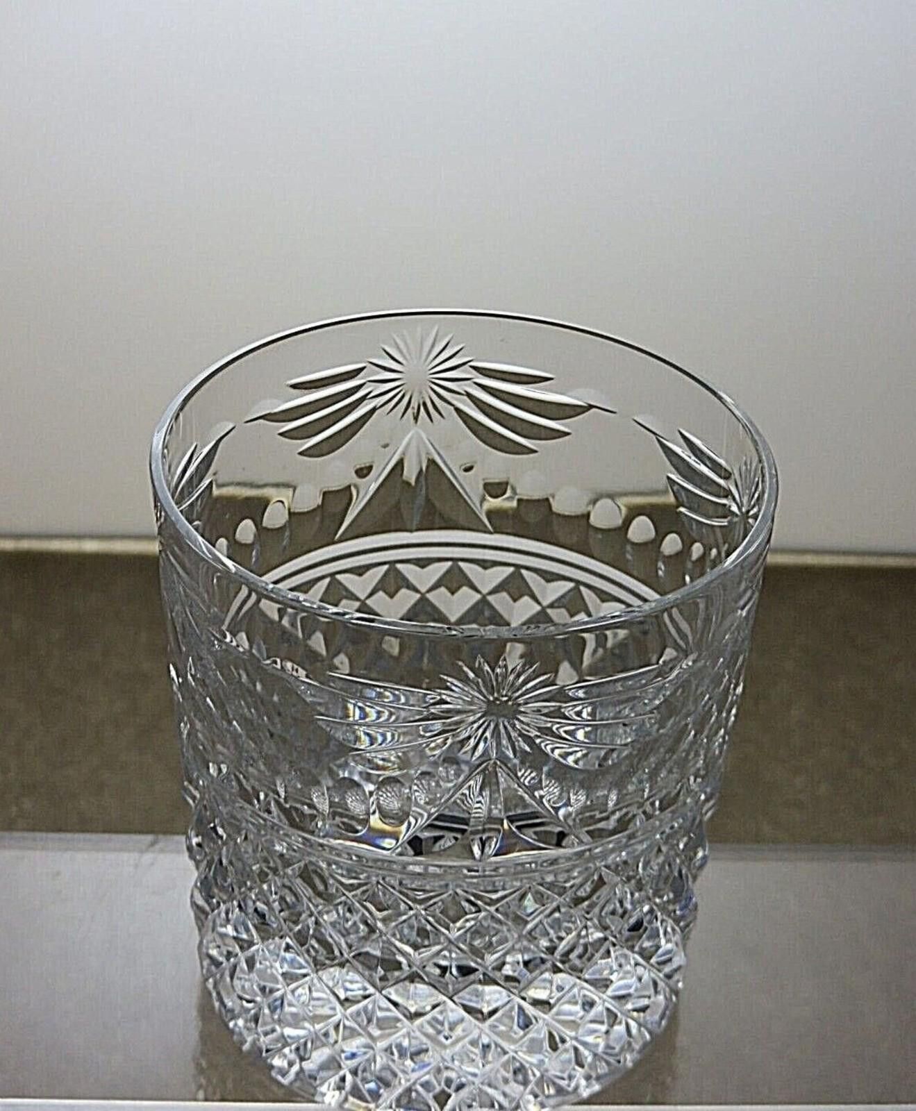 Starter Stuart Crystal Beaconsfield Cut Glass Whisky Tumbler 3 2/3" Size ONE SIZE - 3 Thumbnail