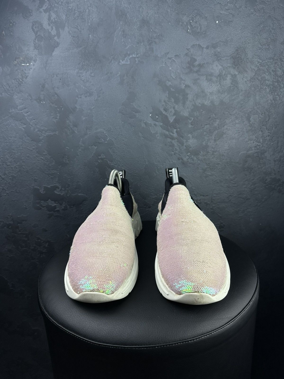 Miu Miu Miu Miu Pink Petal Sequinned Chunky Sneakers Size US 9 / IT 39 - 3 Thumbnail