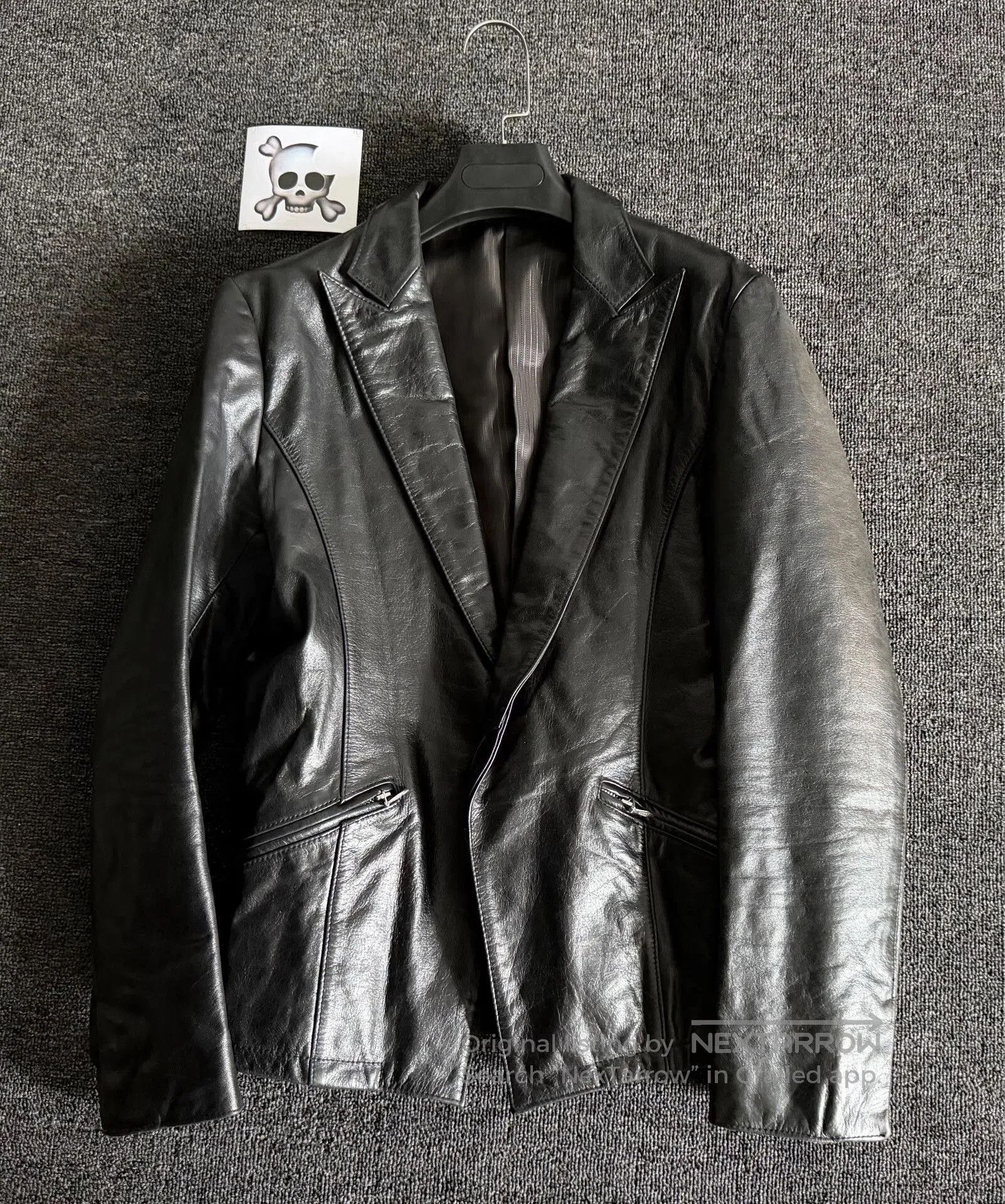 Tornado Mart Tornado Mart Leather Blazer Suit Jacket. Size US L / EU 52-54 / 3 - 1 Thumbnail