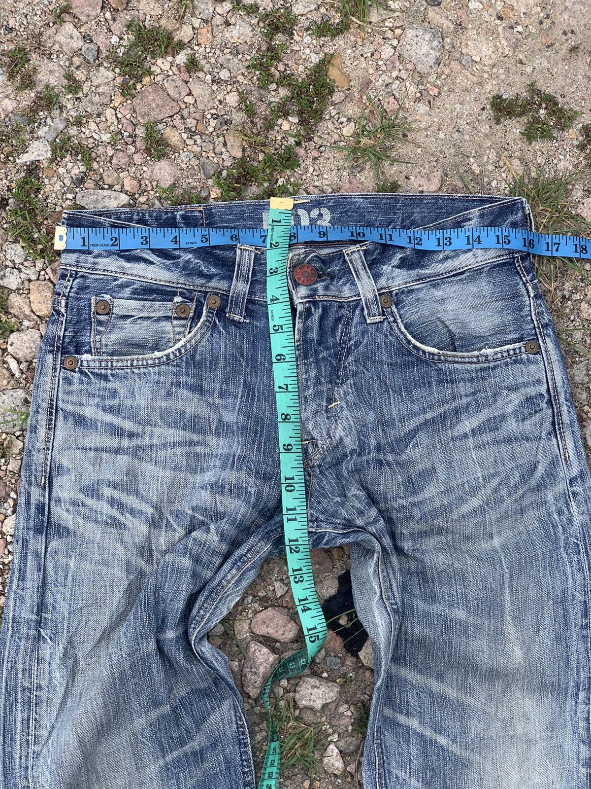 Edwin EDWIN 503 BLUE TRIP STYLE WASHED JEANS 90s Size US 32 / EU 48 - 6 Thumbnail