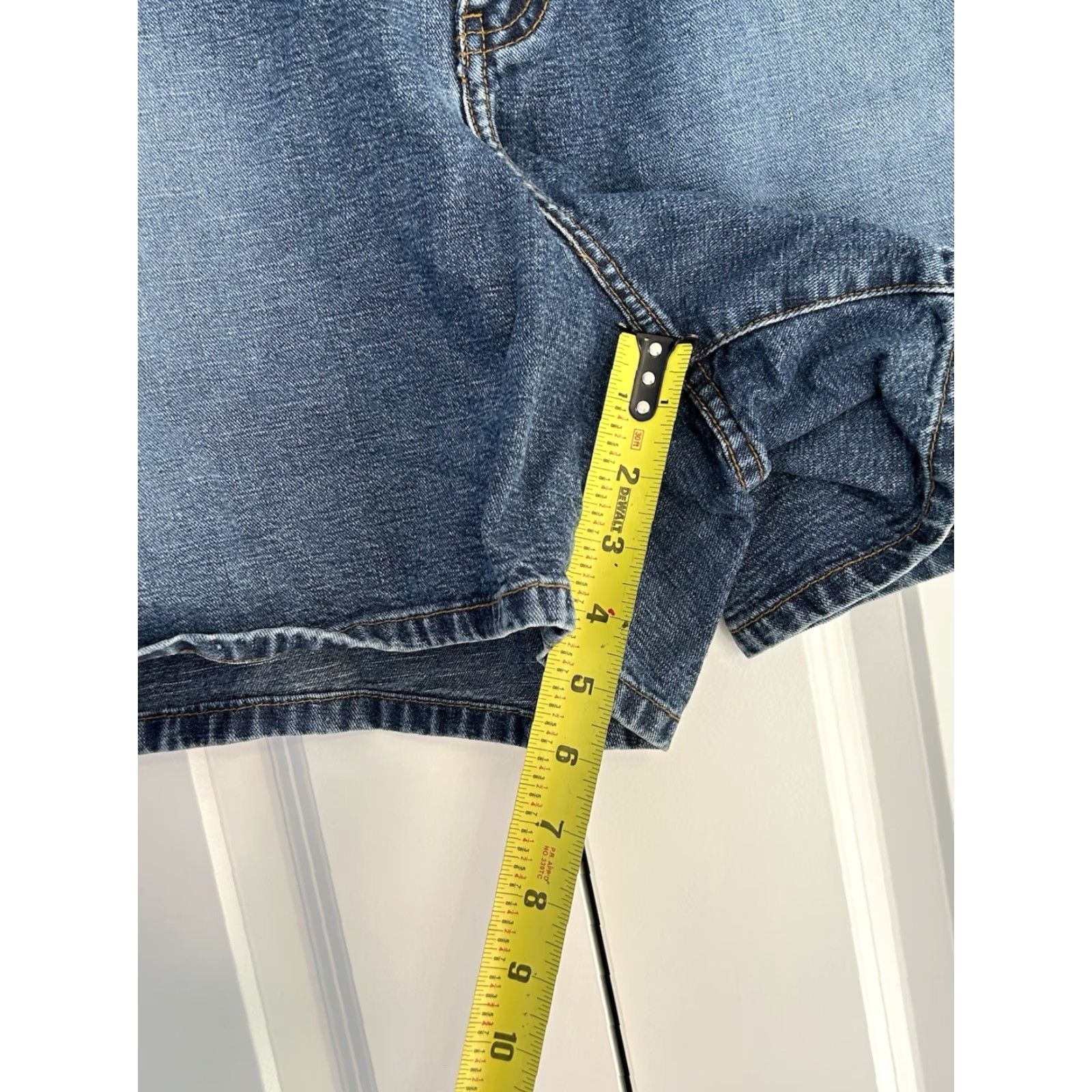 Vintage Zana Di Shorts Womens Denim High Rise 5 Pocket Vintage Style Bermuda sz 20 Blue Size 42" / US 20 - 3 Thumbnail
