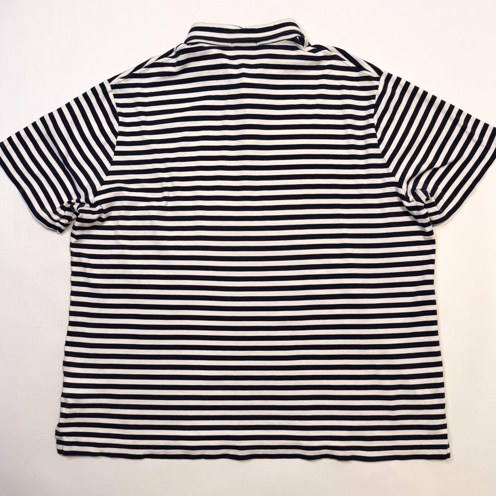 Polo Ralph Lauren Polo Ralph Lauren Polo Shirt Mens 2XL Blue White Striped Classic Fit Cotton Shirt Polo Mens 2XL Blue White Striped Cotton Jersey Polo Shirt Size US XXL / EU 58 / 5 - 7 Thumbnail