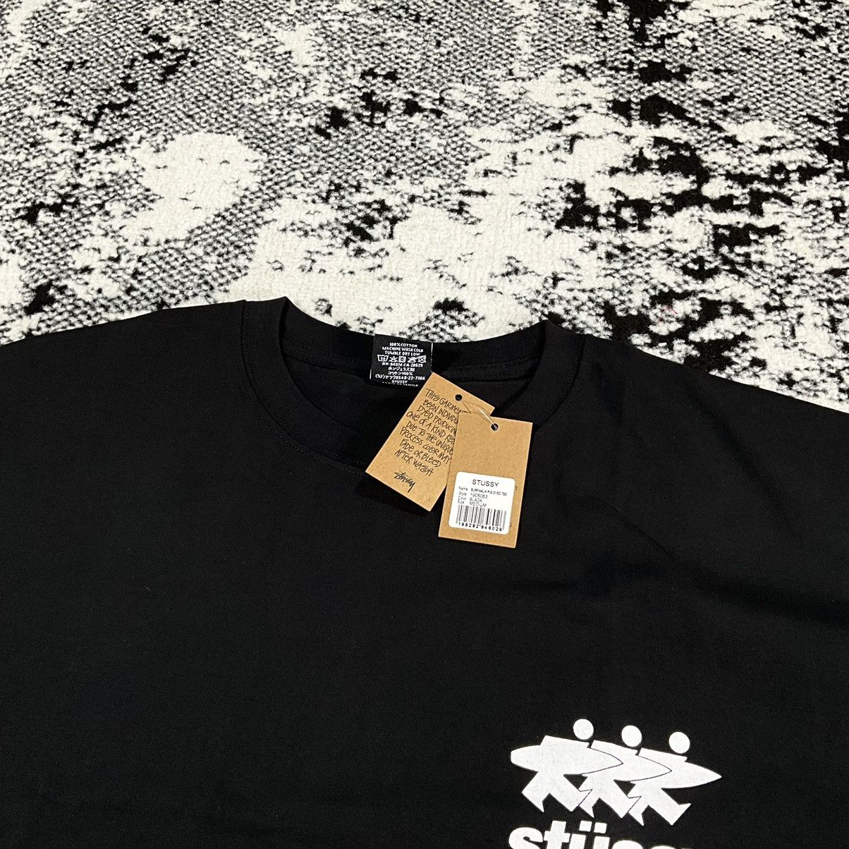 Stussy STUSSY SURFWALK PIGMENT DYED TEE BLACK - M Size US M / EU 48-50 / 2 - 6 Thumbnail