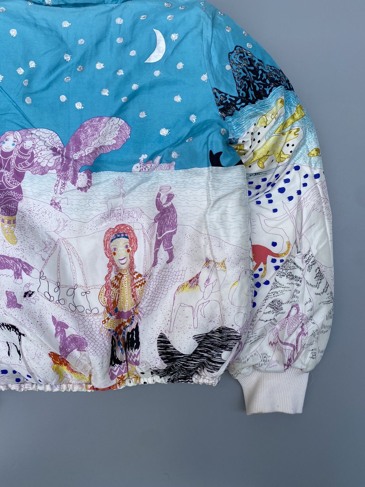 Tsumori Chisato Reversible Winter Living Print Puffer Down Jacket Size M / US 6-8 / IT 42-44 - 13 Thumbnail