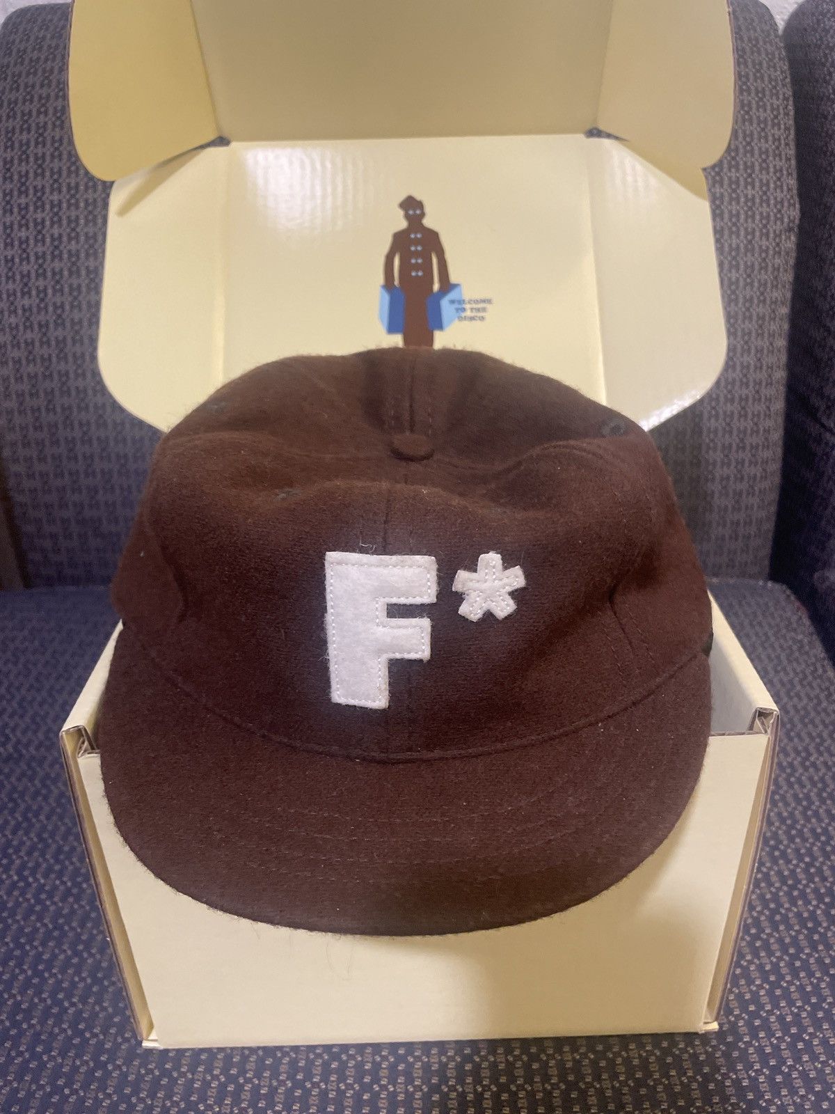 帽子 golf le fleur CAP 7 3/8 Golf le Fleur F* Fitted Cap Yellow 7 3/8 BRAND | Depop