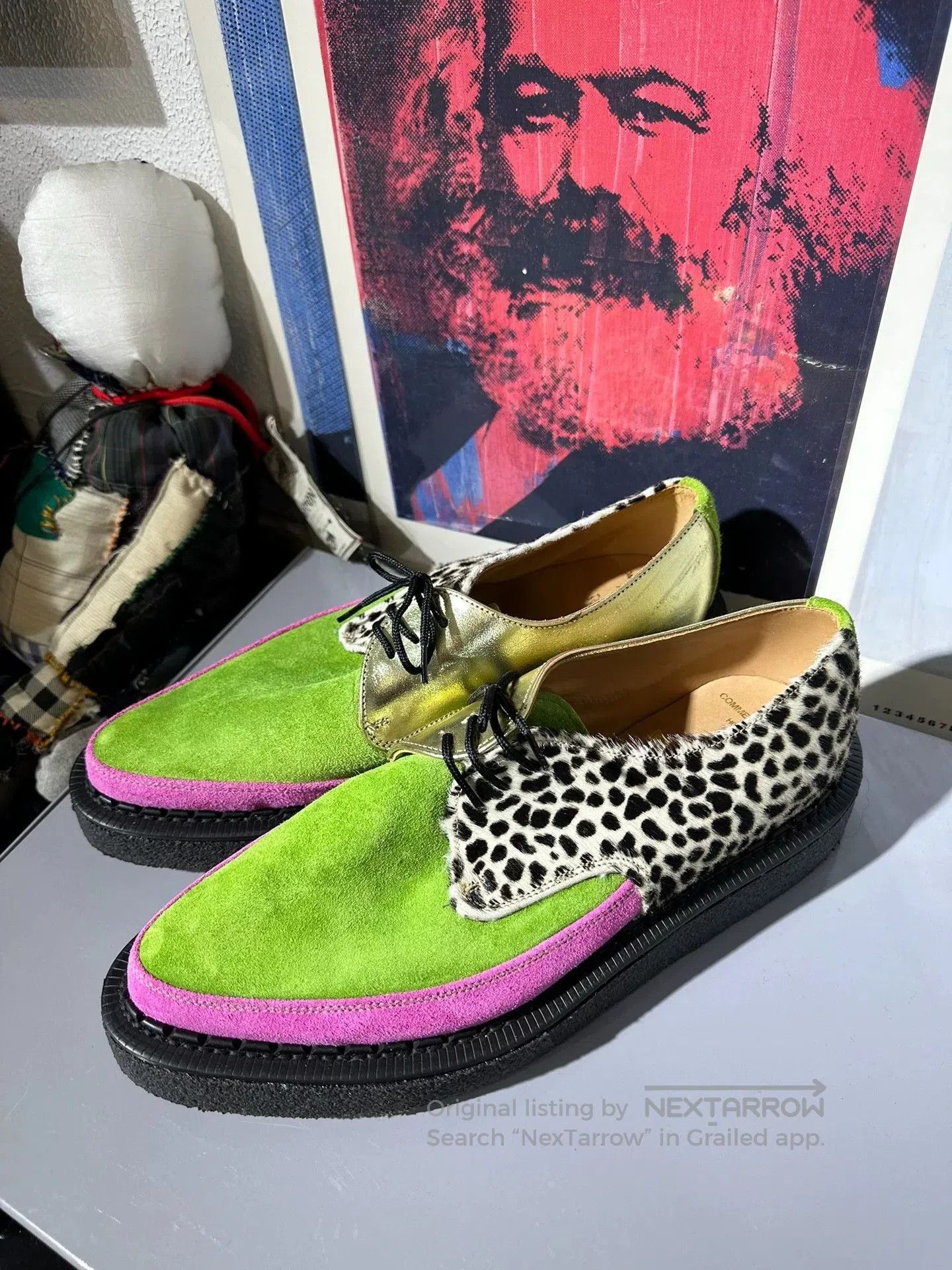 Comme des Garcons Homme Plus Comme des Garçons x George Cox Platform Leather Shoes. Size US 9 / EU 42 - 3 Thumbnail
